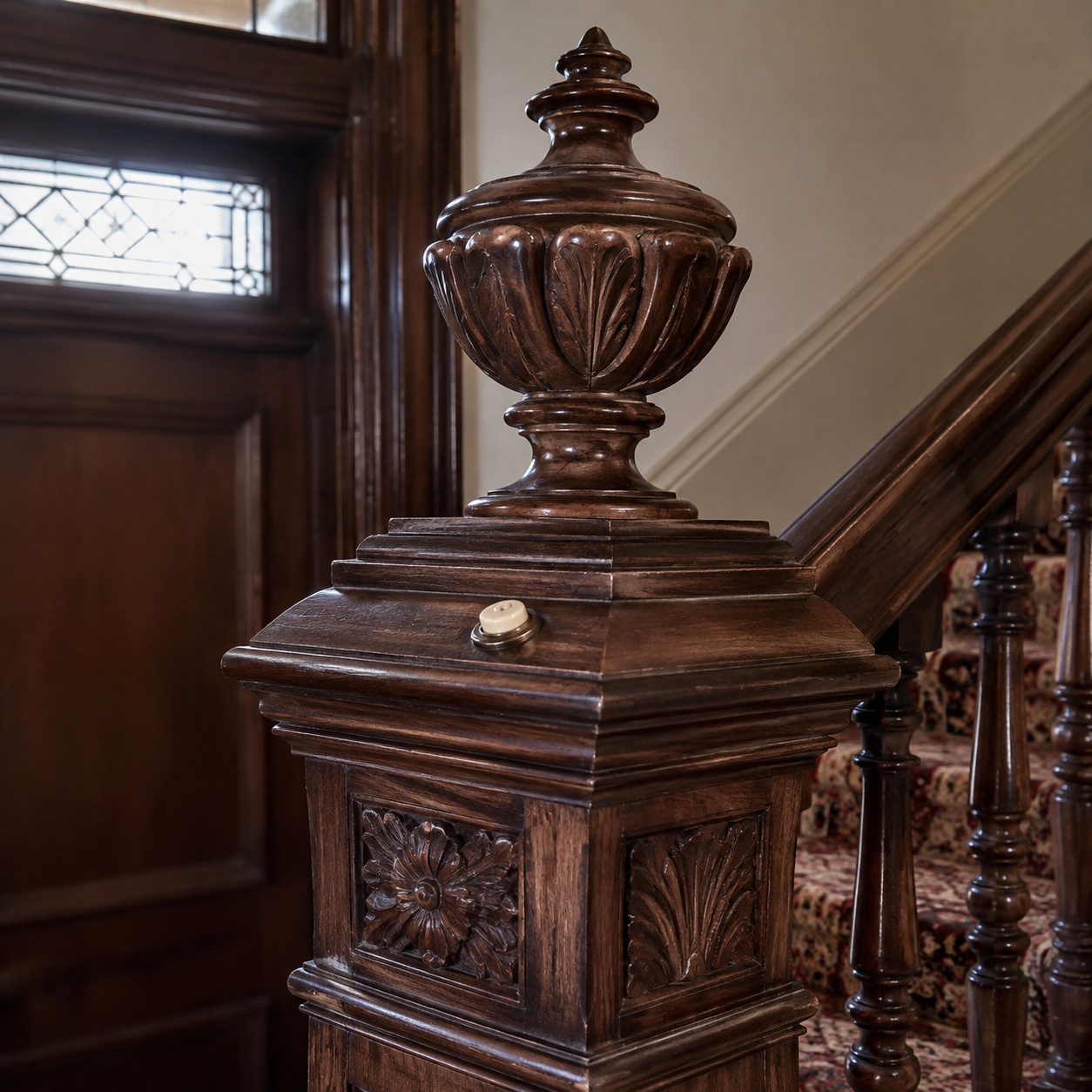 A Newel Post With a Real Finial