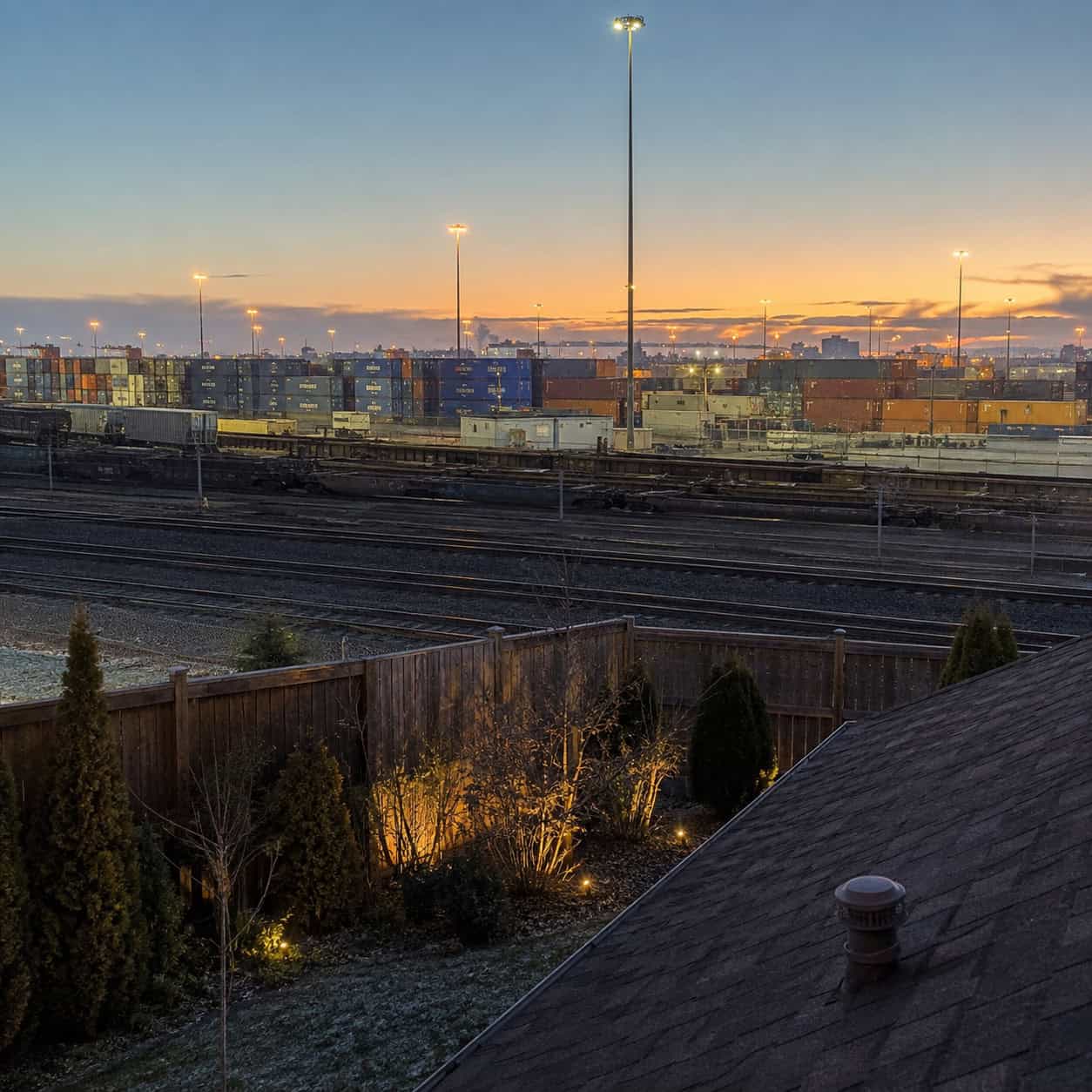 Streets Backing Onto an Industrial Zone or Rail Yard