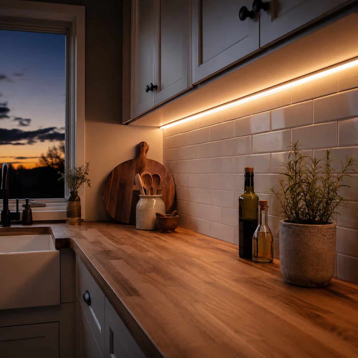 Add Under-Cabinet Lighting