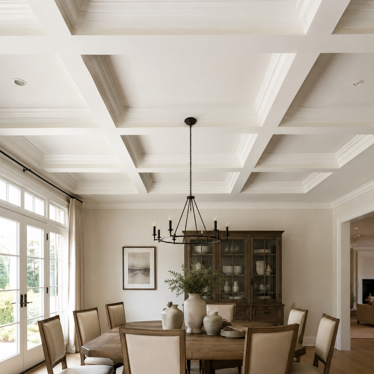Coffer or plank the ceiling