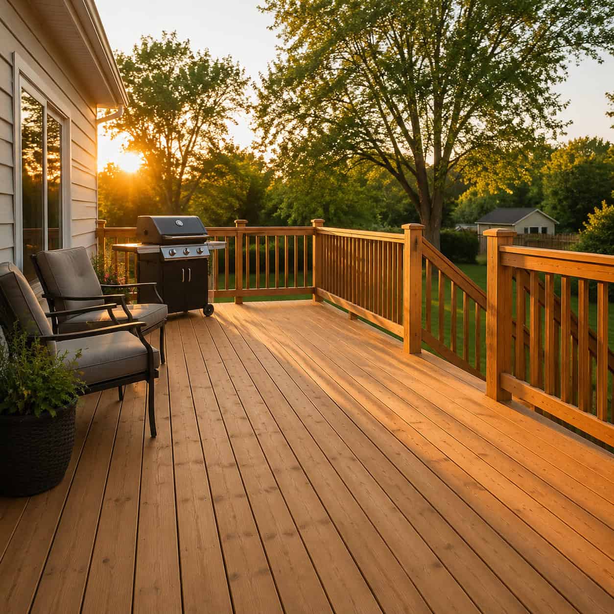 A Wood Deck