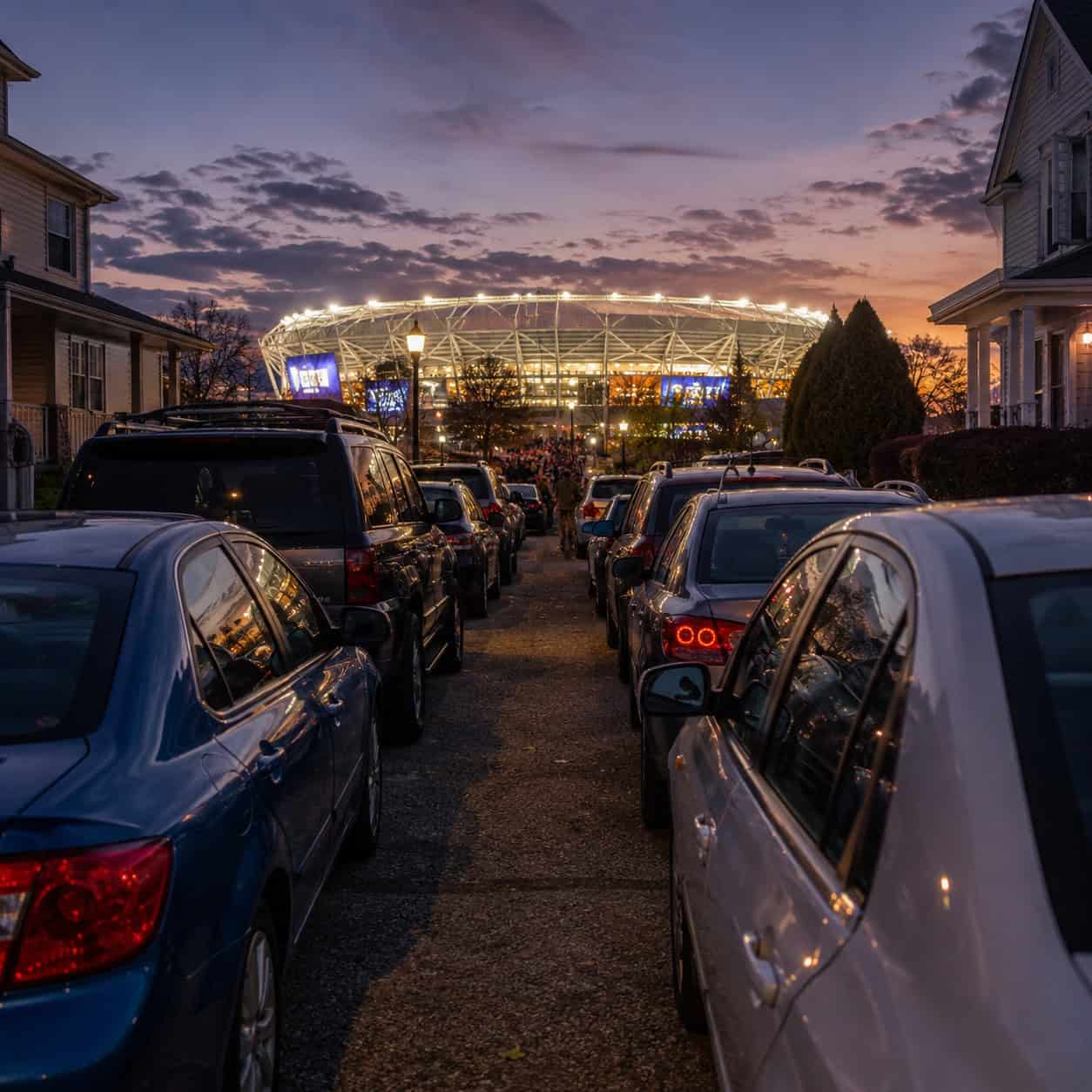 Streets Near a Stadium or Arena