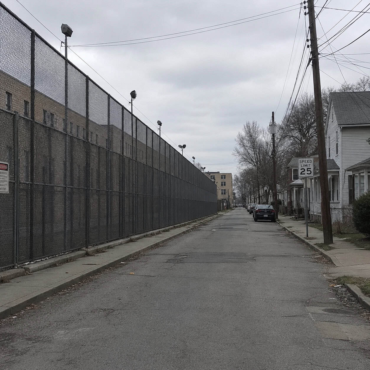 Streets Bordering a Prison, Jail, or Halfway House