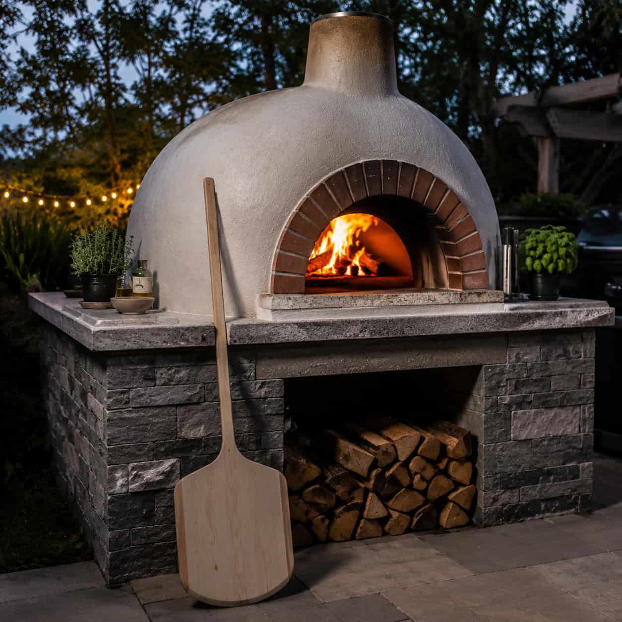 A Wood-Fired Pizza Oven