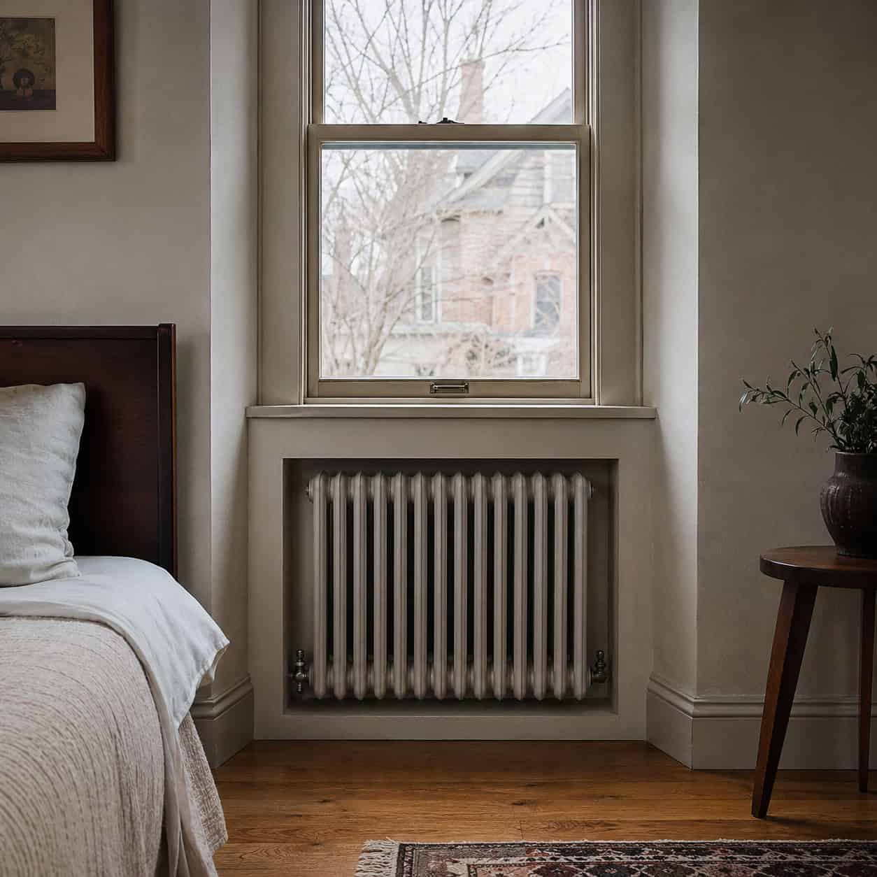 Radiators Recessed Into Wall Niches