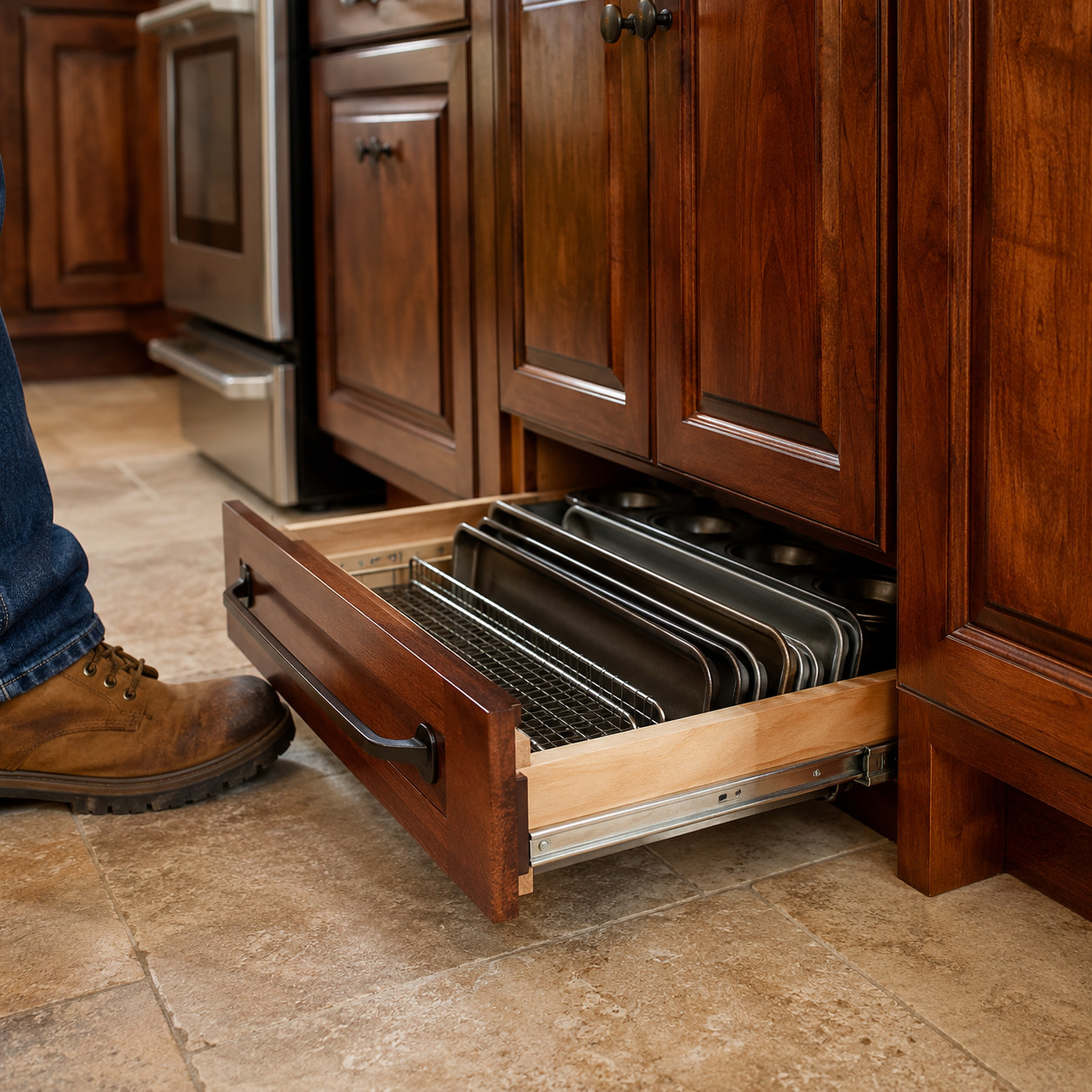 Toe-Kick & Hidden Kitchen Drawers