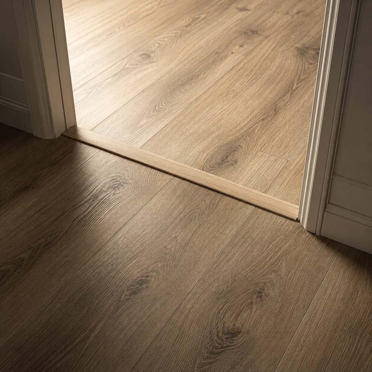 Luxury Vinyl Plank Wall to Wall, With a Transition Strip in Every Doorway