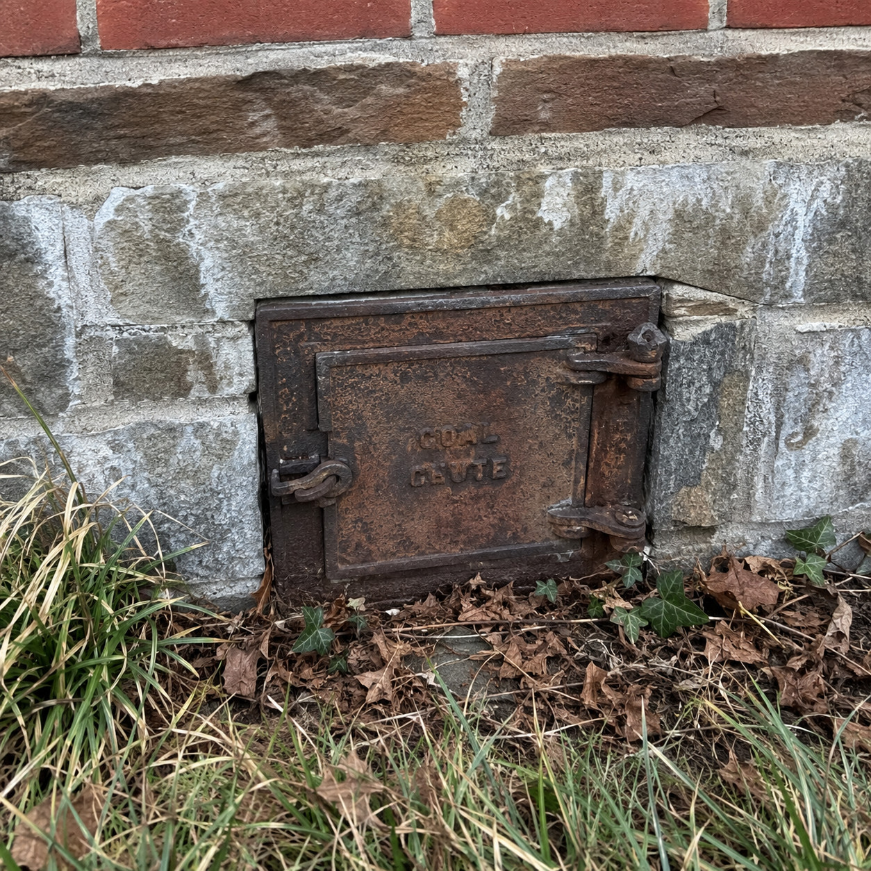 The Coal Chute Door in the Foundation