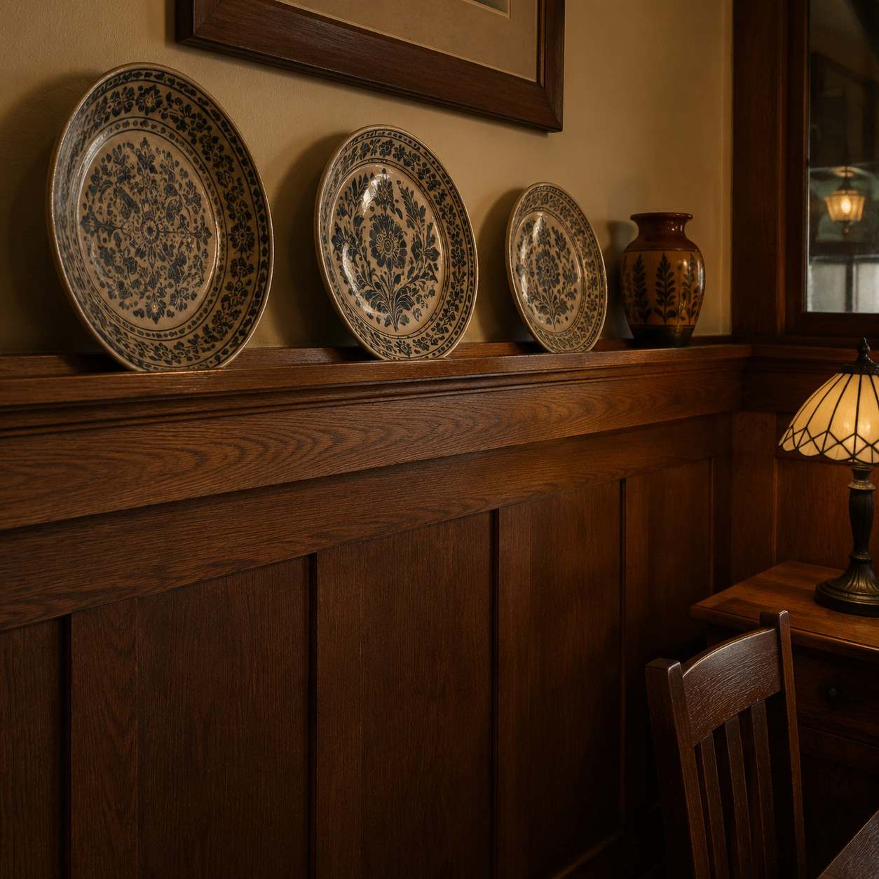 A Plate Rail Around the Dining Room