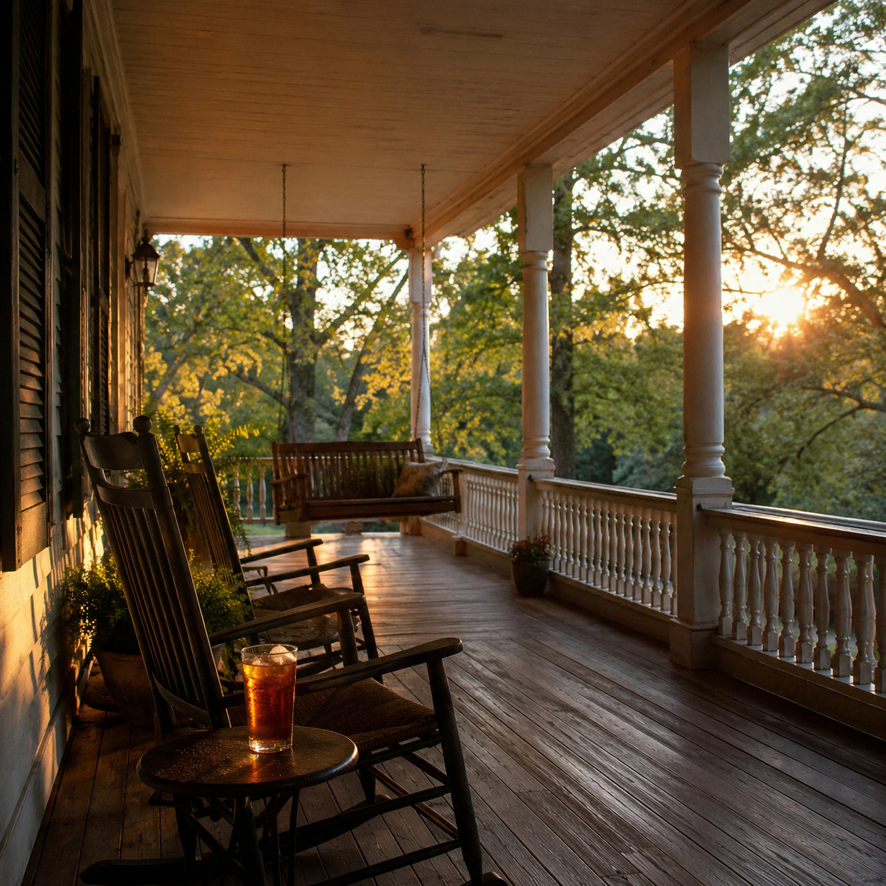 A Front Porch Deep Enough to Live On