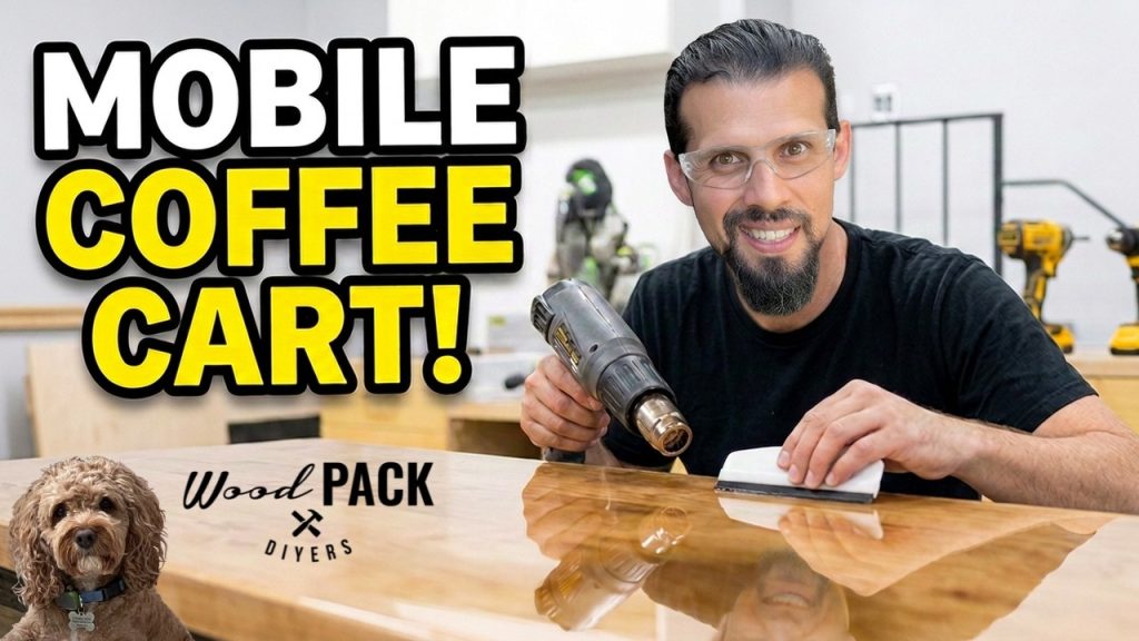 Building a Rustic Mobile Coffee Cart
