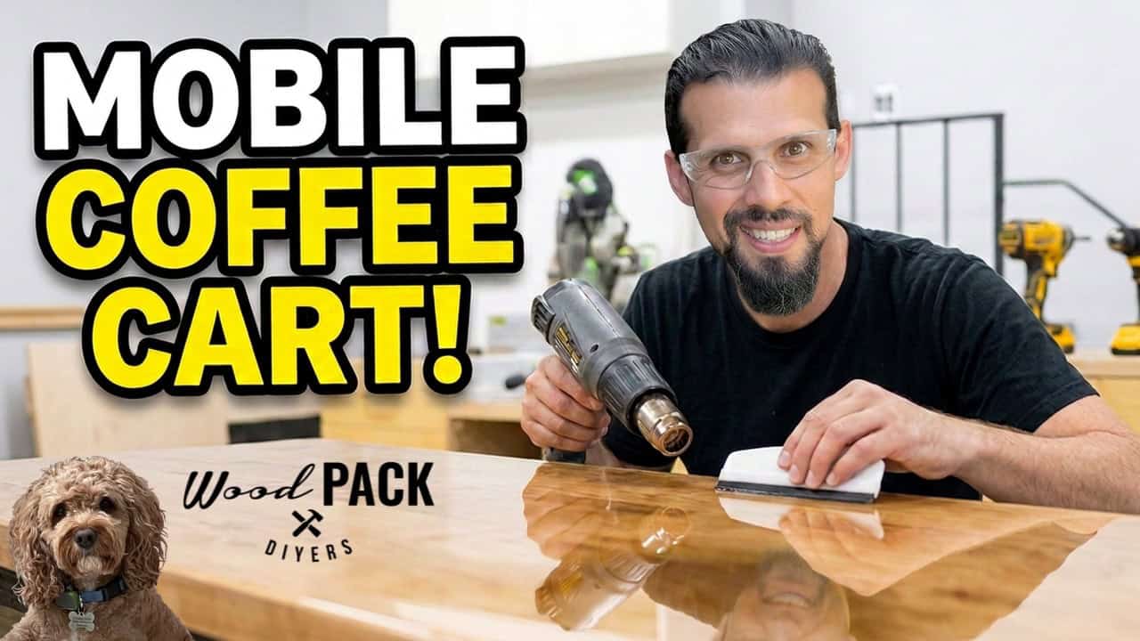 Building a Rustic Mobile Coffee Cart