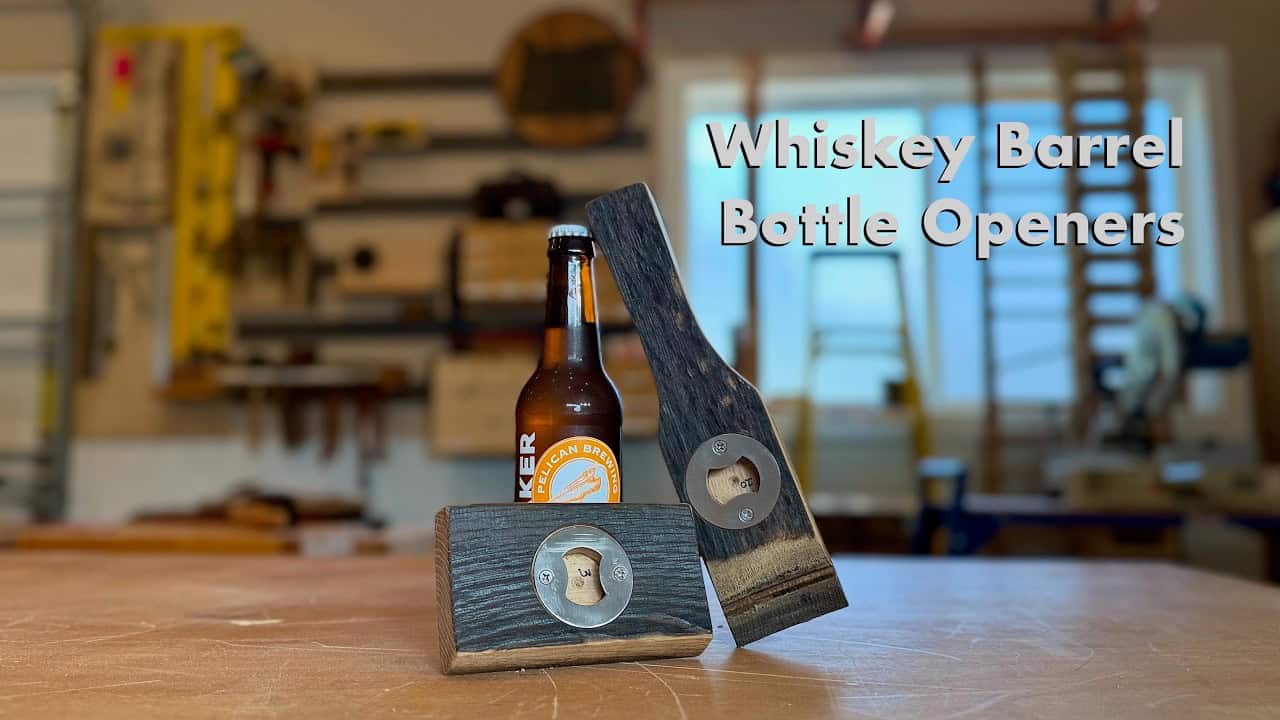 Whiskey Barrel Staves Turned Into Bottle Openers
