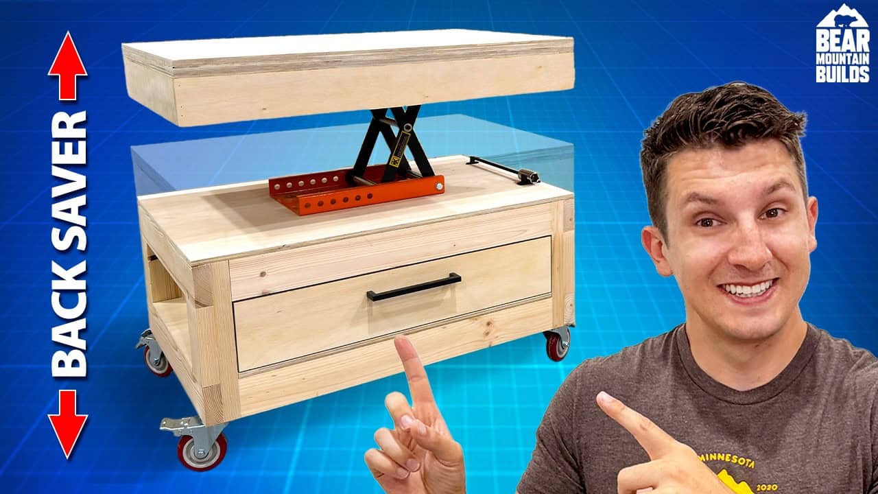 This Adjustable Lift Table Solves a Big Shop Problem