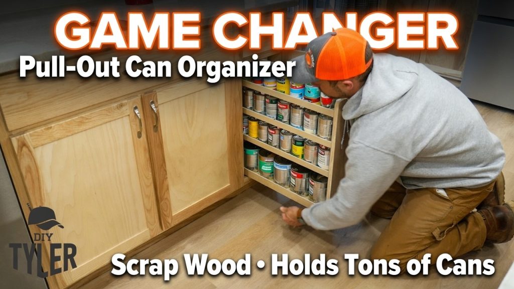 Building a Space-Saving Pull-Out Can Organizer