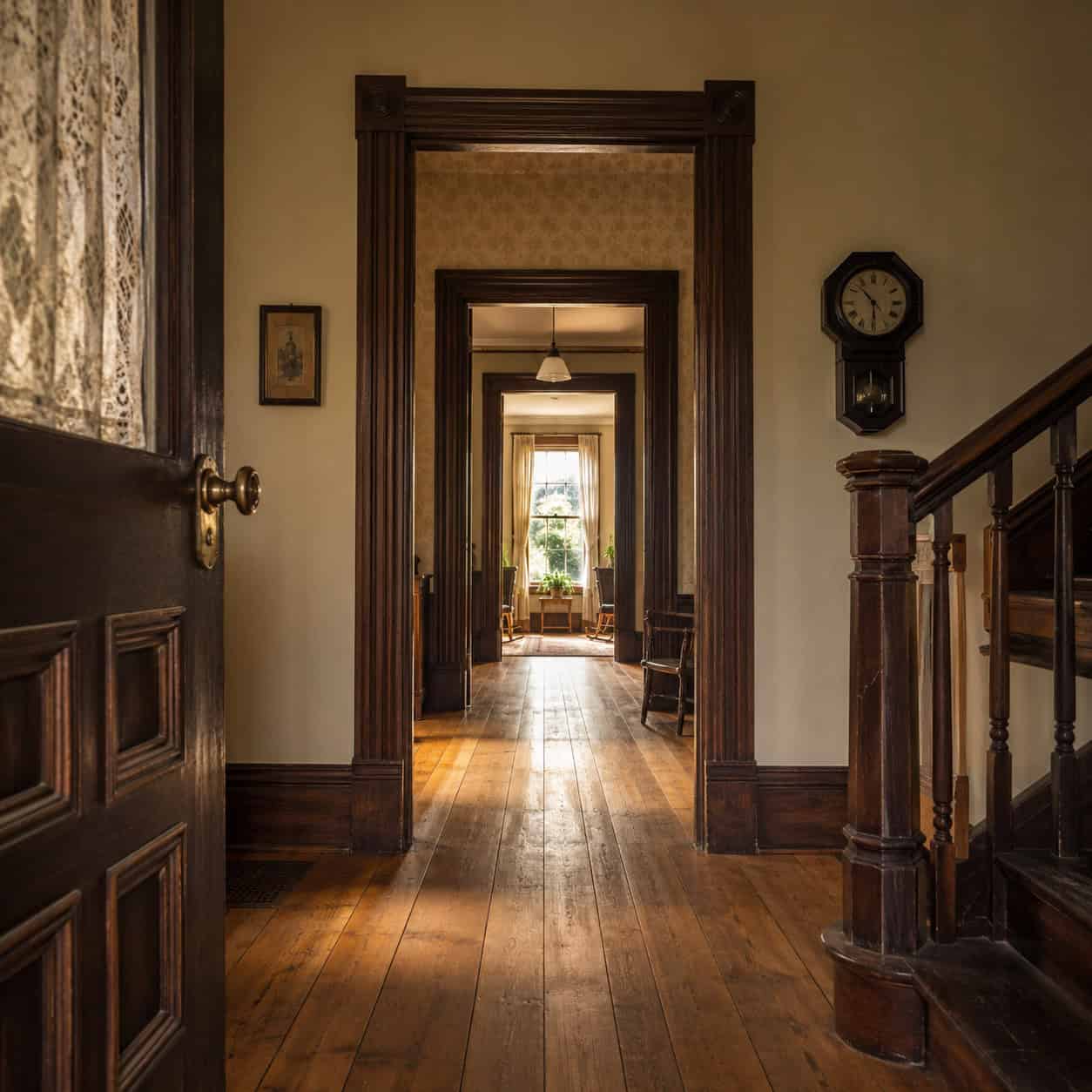 Doorways That Line Up Into a Long Sightline