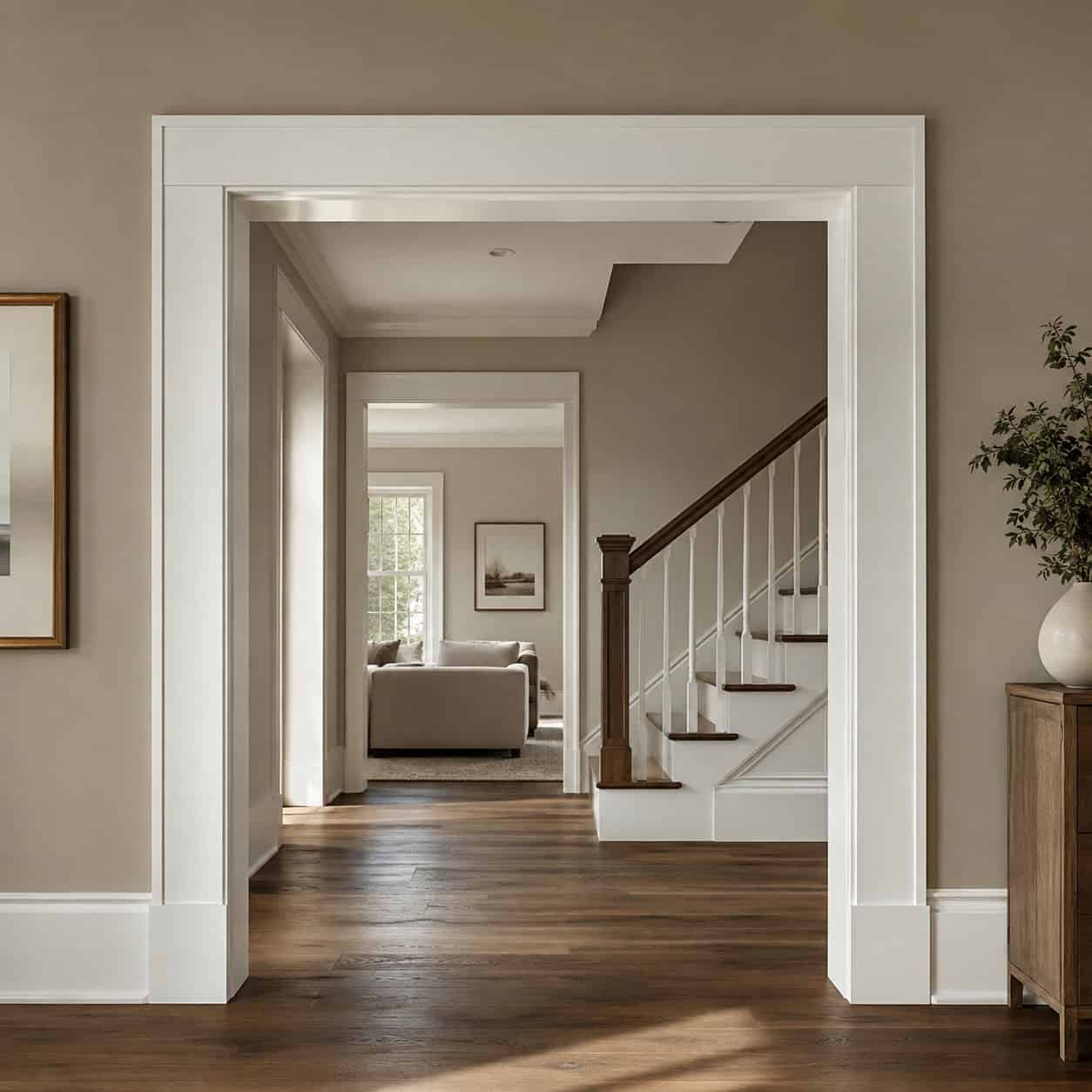 Beefier Baseboards & Door Casing
