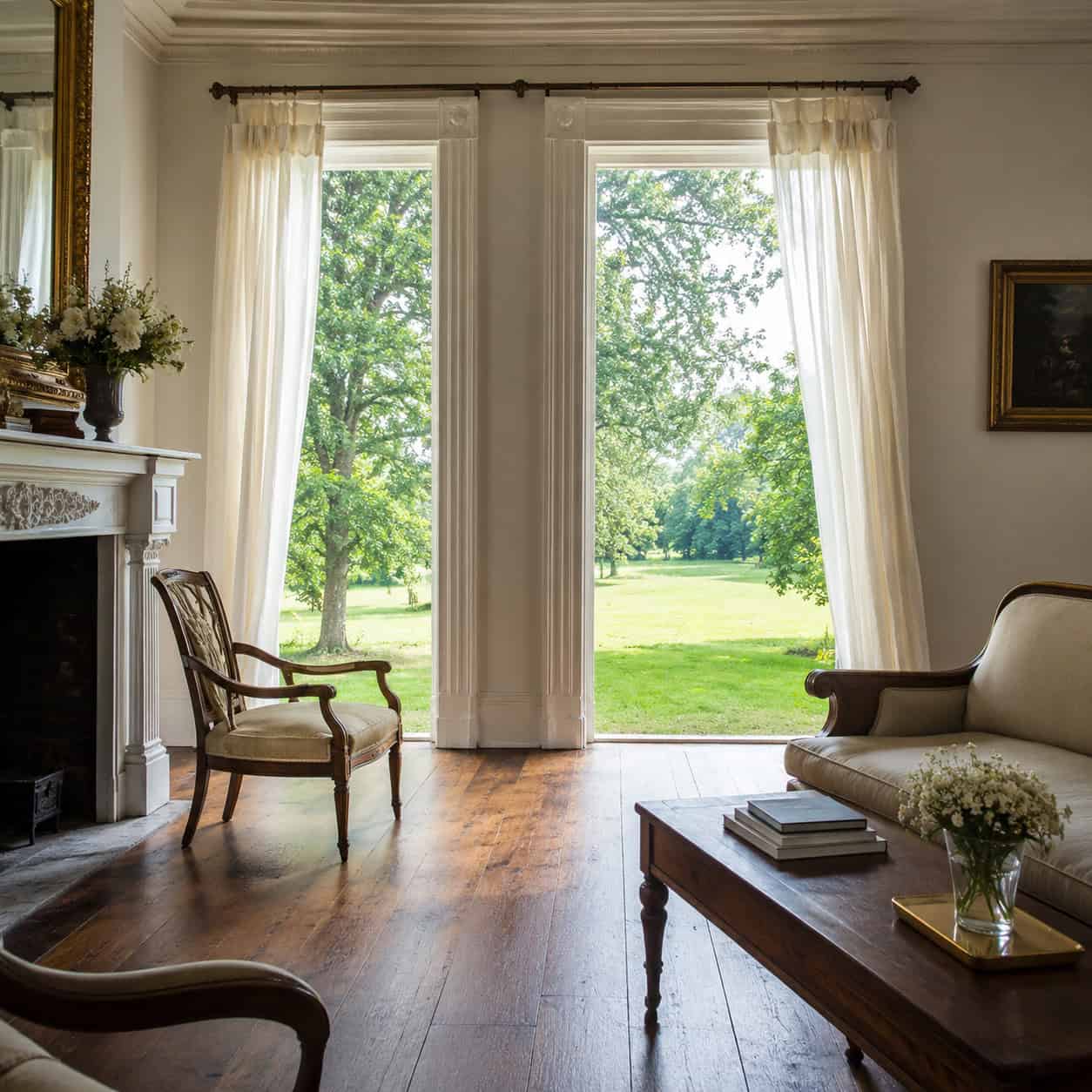 Windows Carried Nearly to the Floor