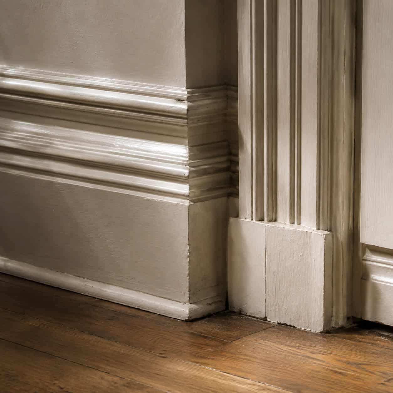 Deep Baseboards and Molded Door Casings