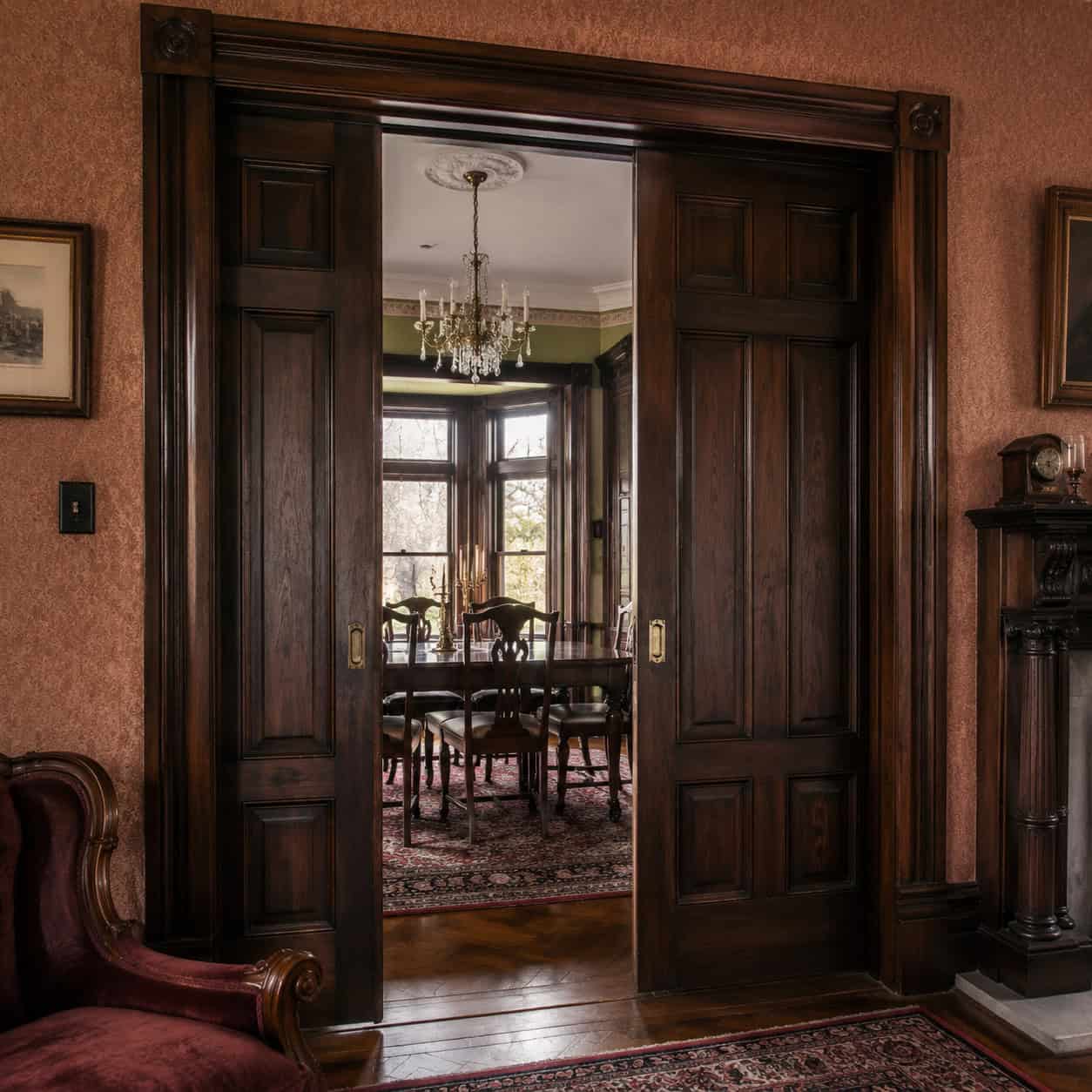 Pocket Doors That Disappear Into the Wall
