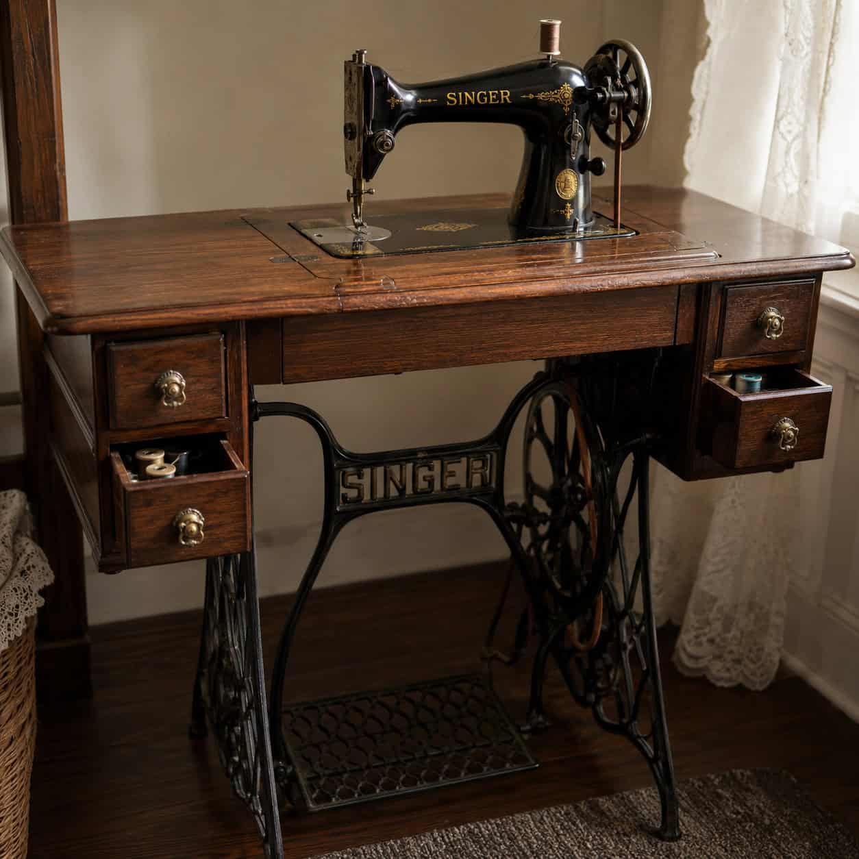 The Treadle Sewing Machine Cabinet