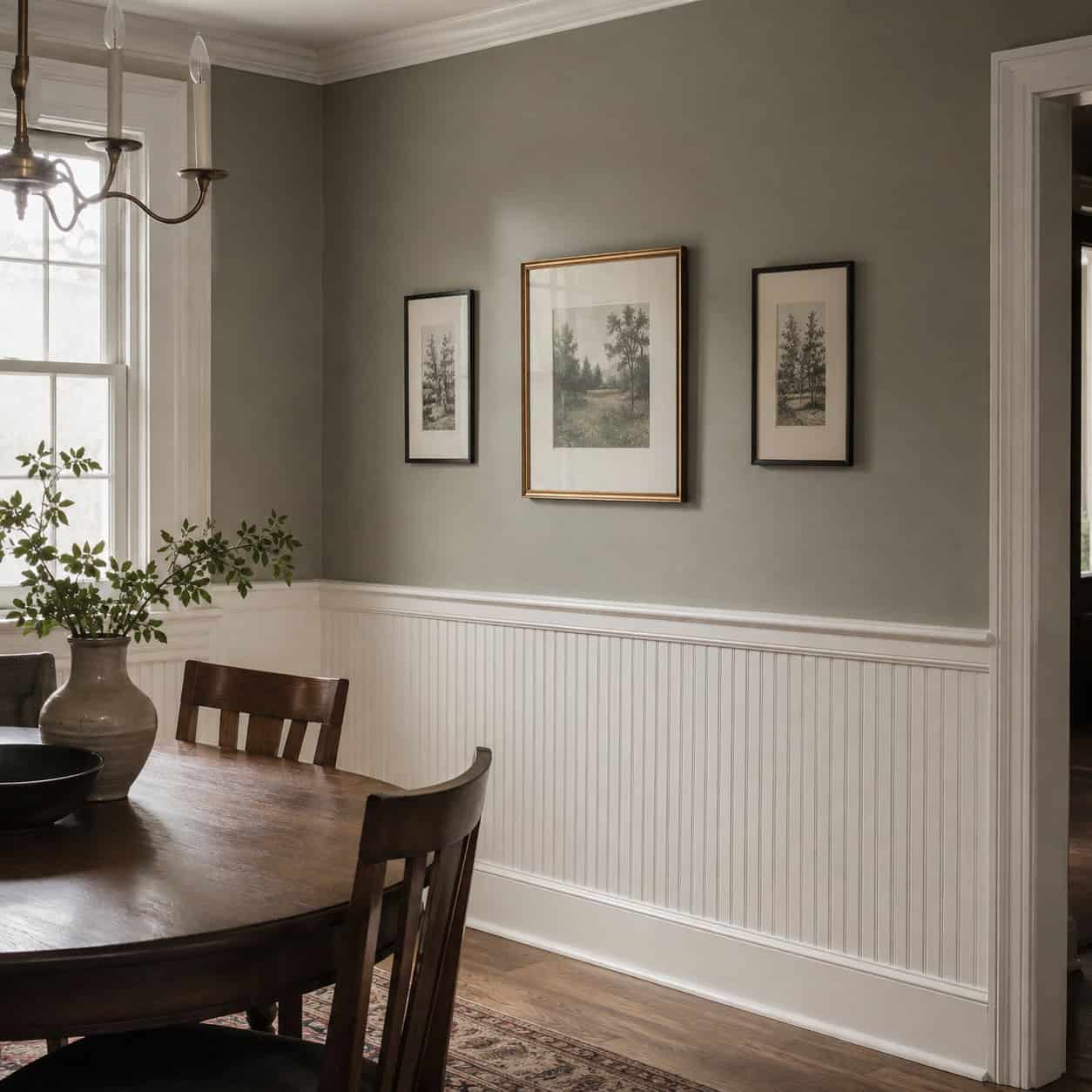 Wainscoting or Beadboard Below the Chair Rail