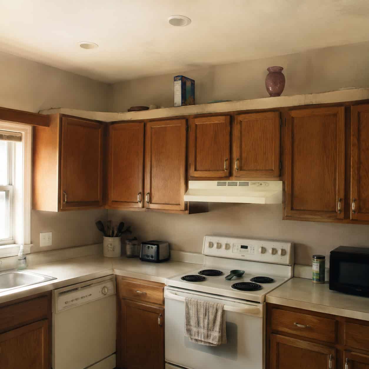 Cabinets That Stop Short of the Ceiling