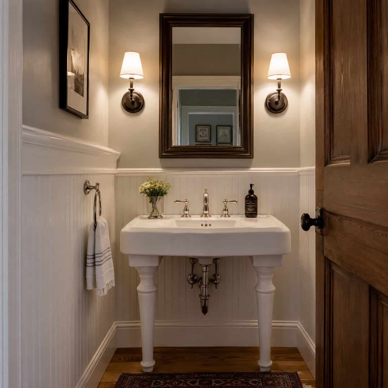 Add wainscoting or beadboard