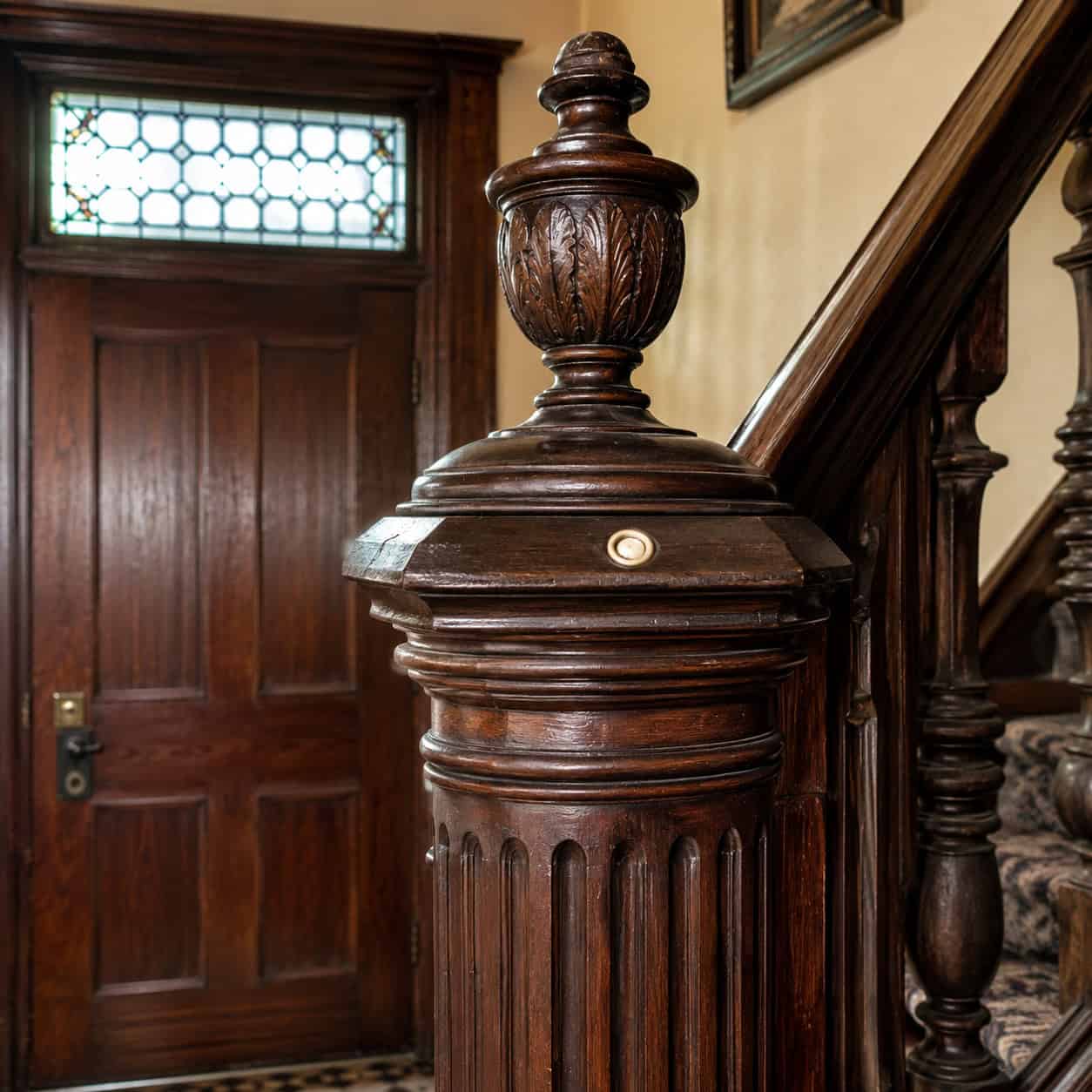 A Newel Post With a Real Finial