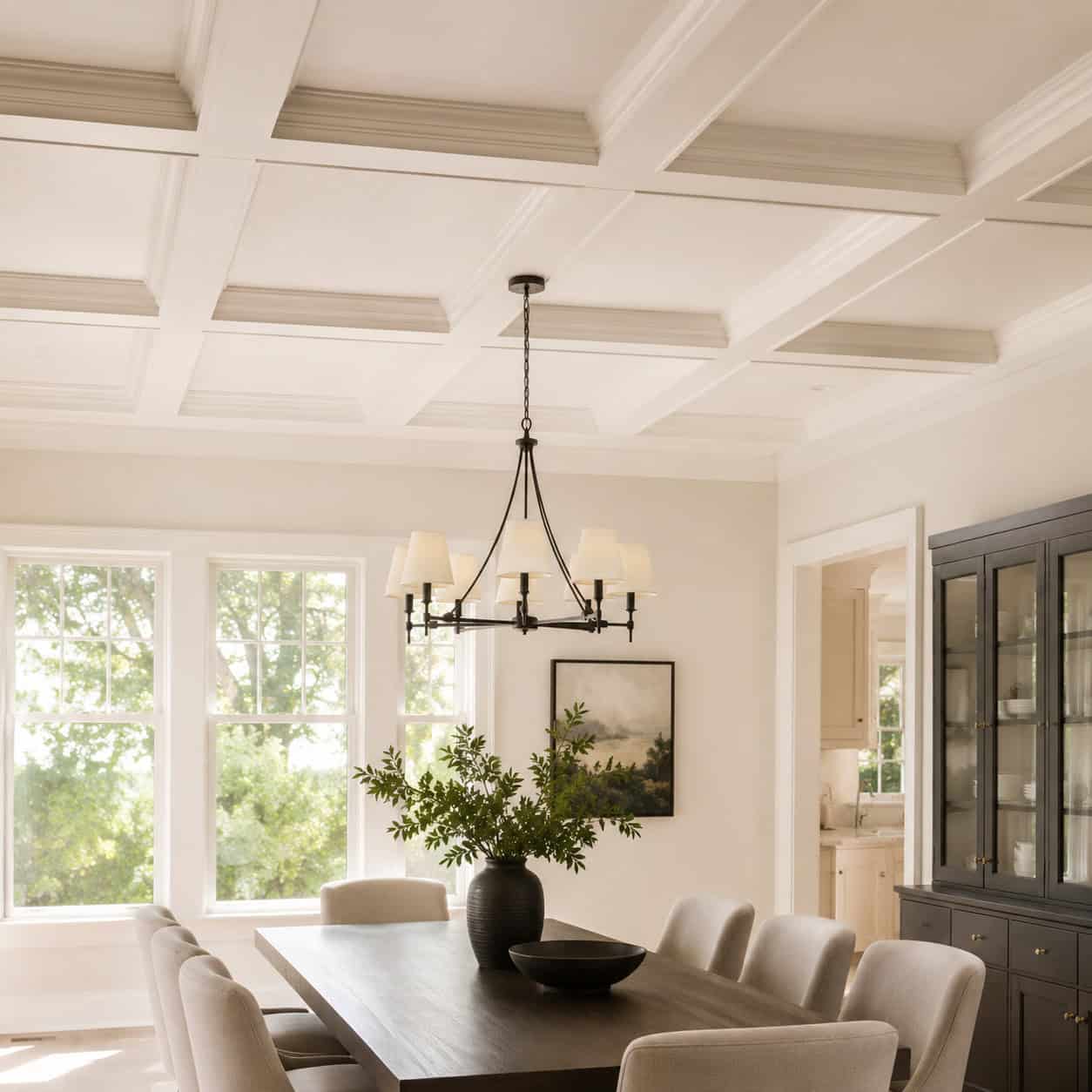 Coffer or plank the ceiling