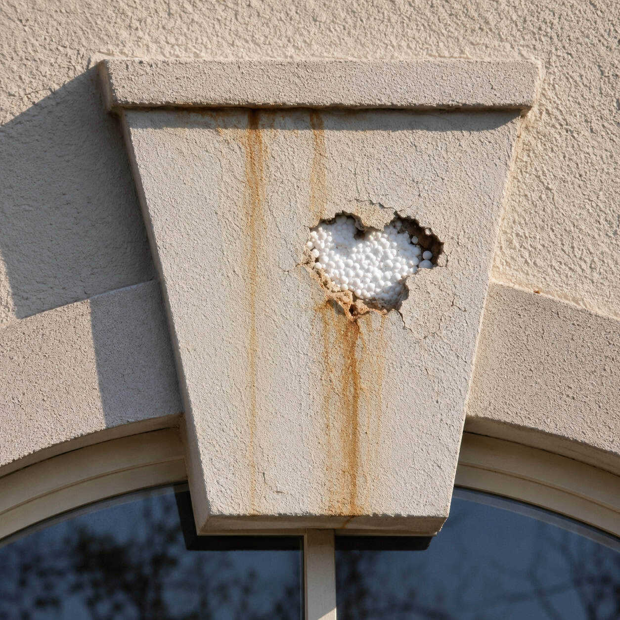 Foam-and-Stucco Exterior Trim