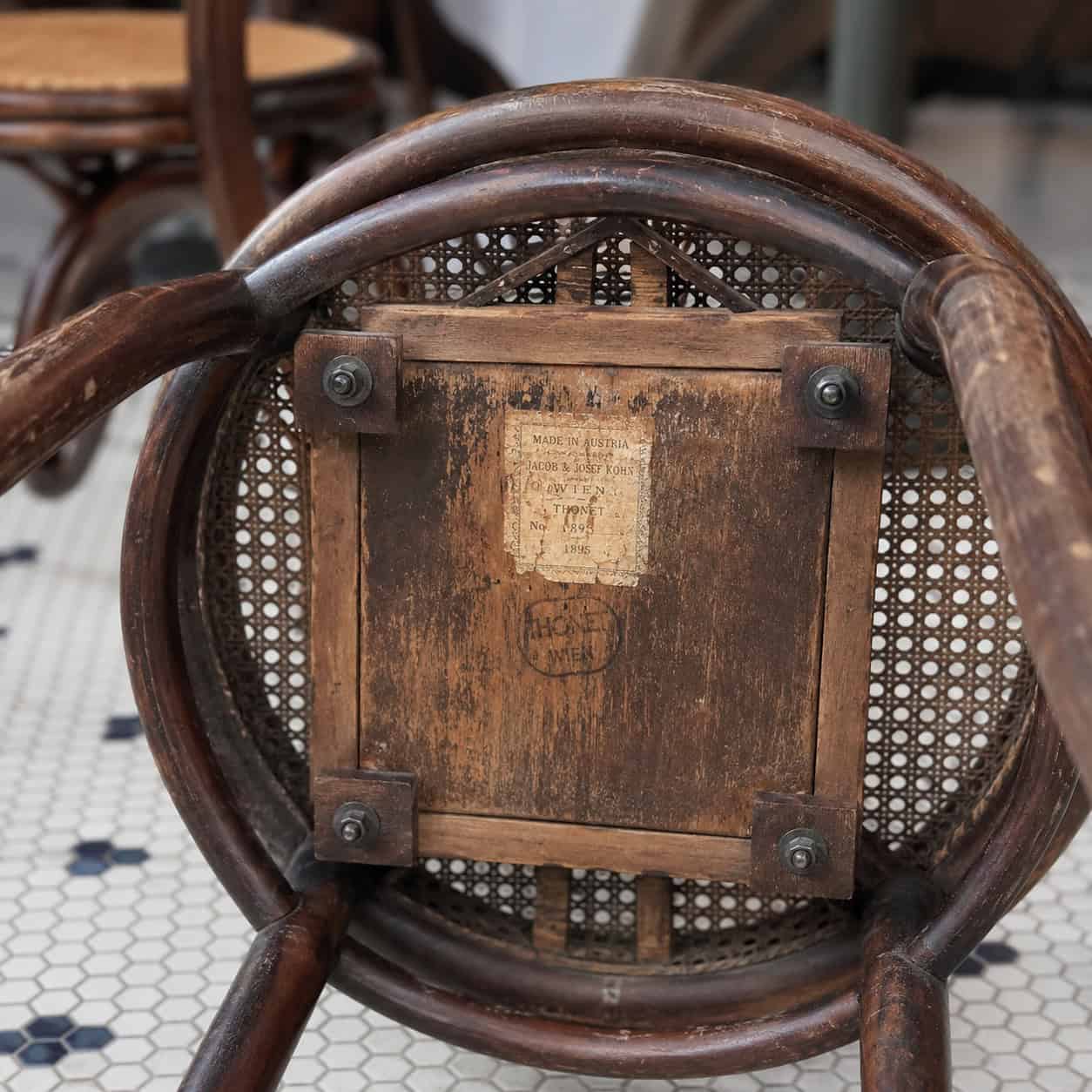 Bentwood Chairs With a Branded Thonet Mark