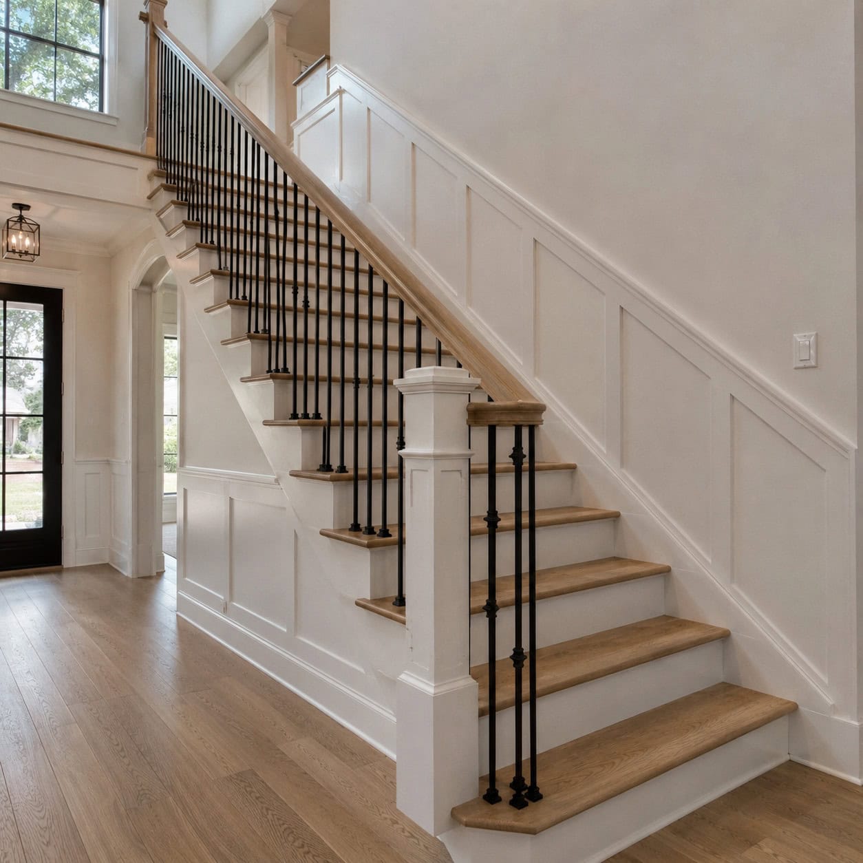 Make over the stair railing