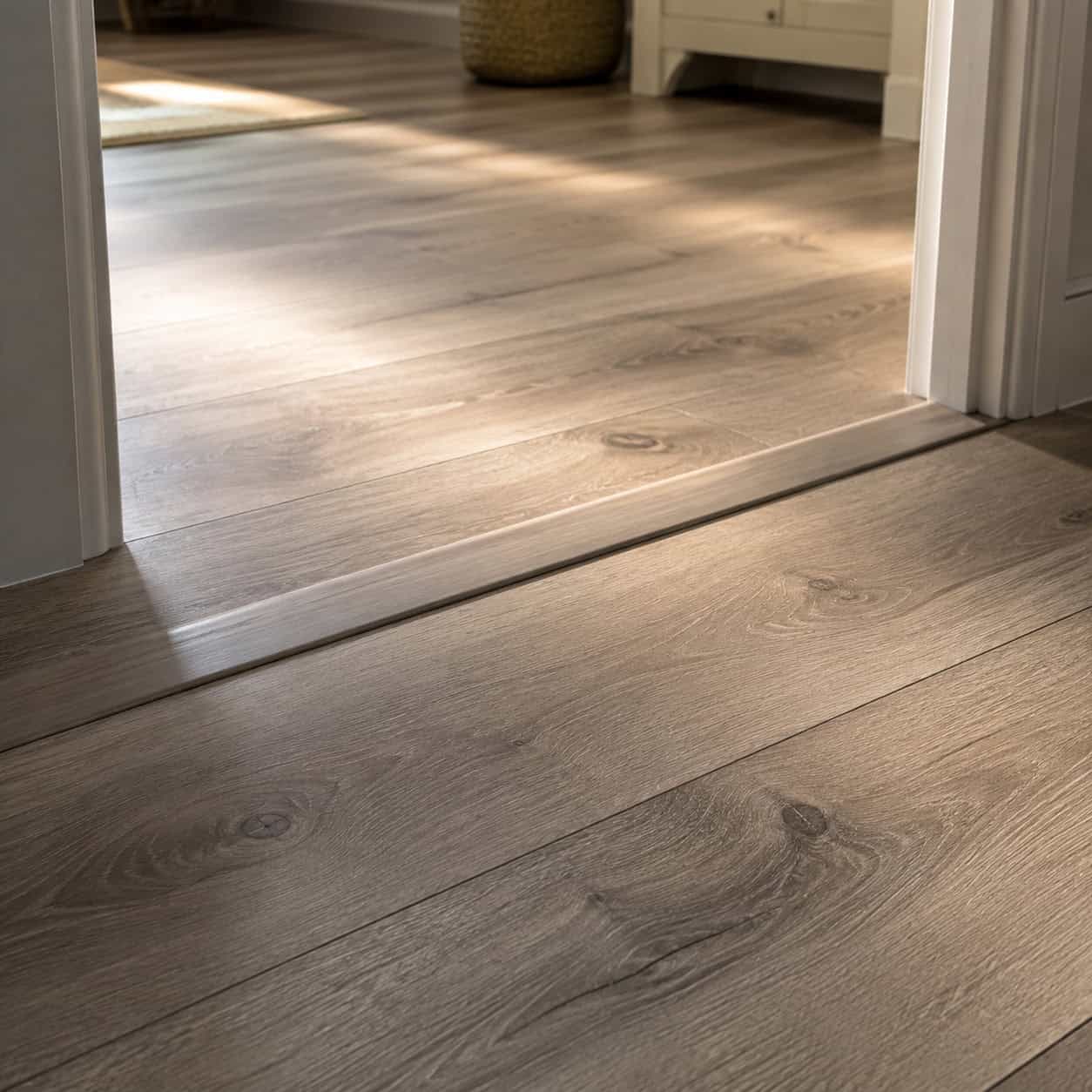 Luxury Vinyl Plank Wall to Wall, With a Transition Strip in Every Doorway