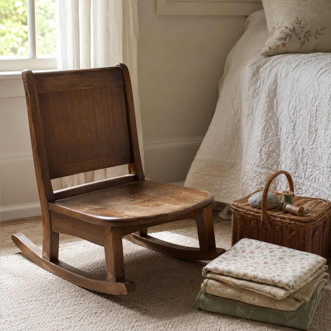The Armless Sewing Rocker