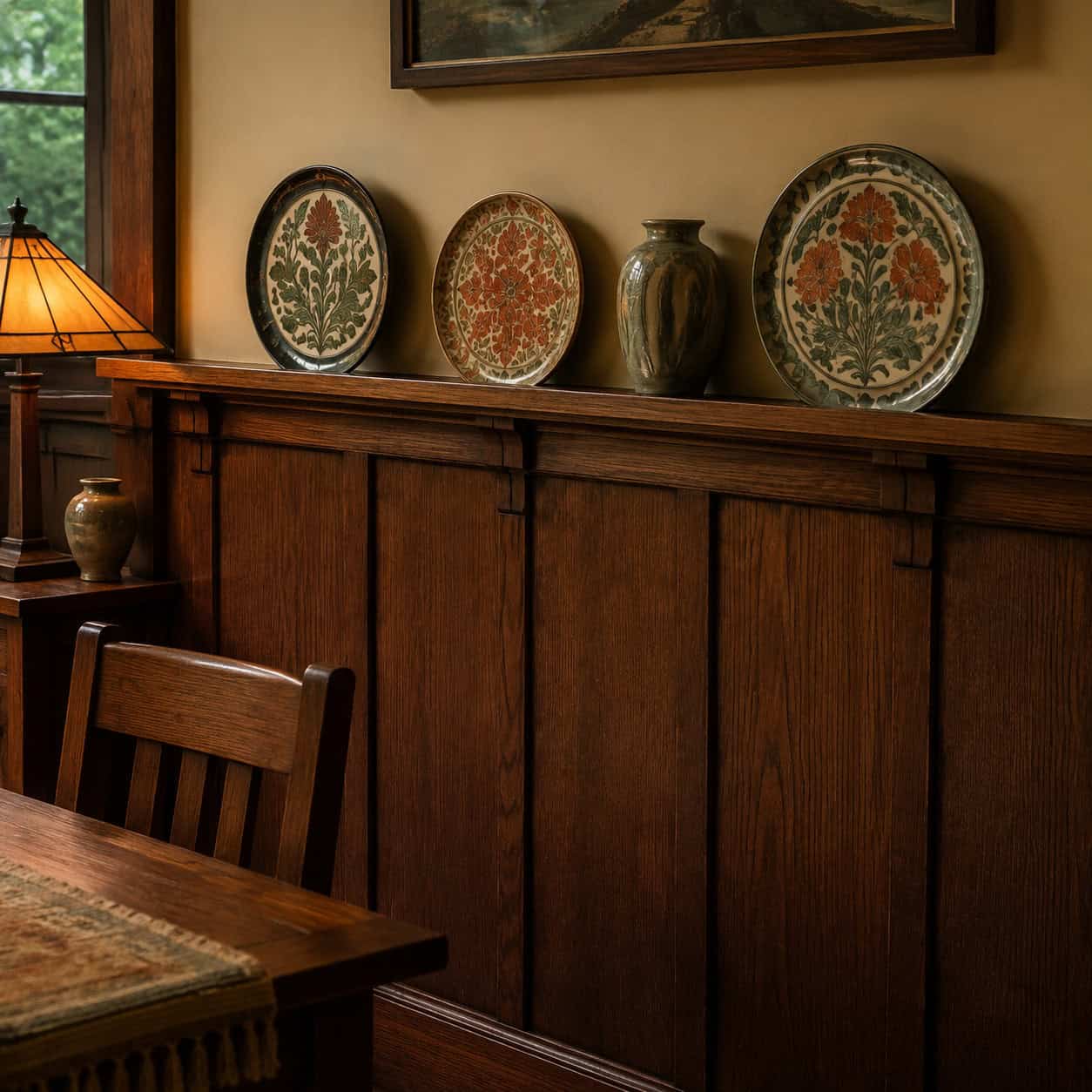 A Plate Rail Around the Dining Room