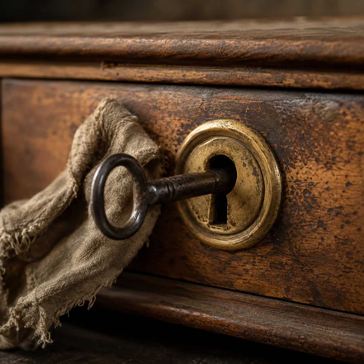 The Original Key Still in the Working Lock