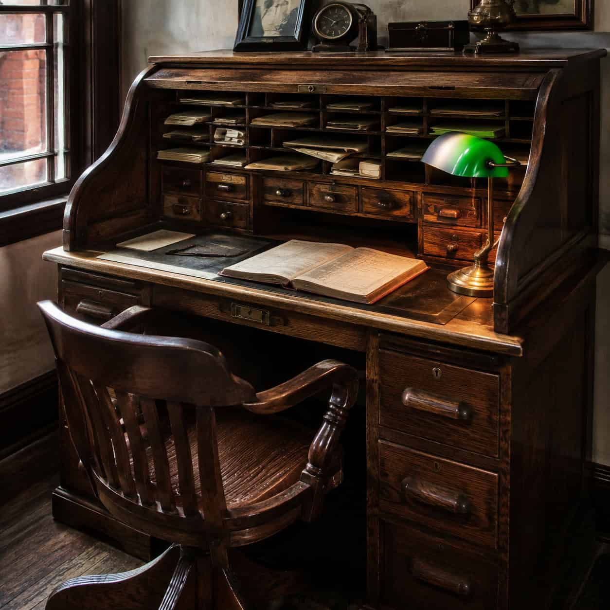 The Roll-Top Desk