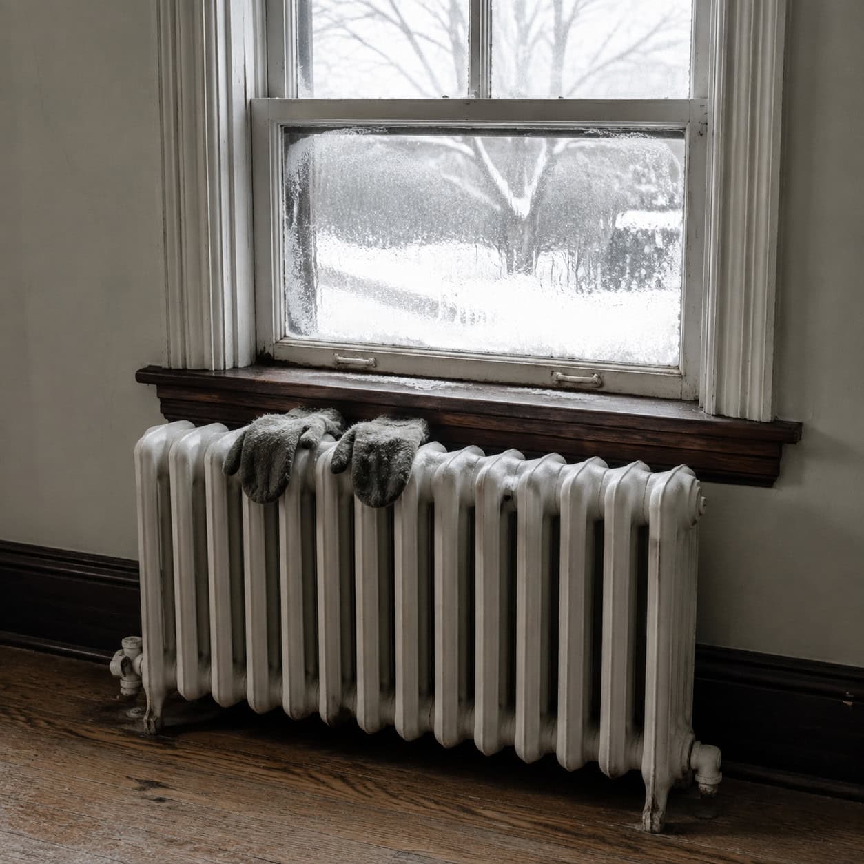 Cast-Iron Radiators Under the Windows