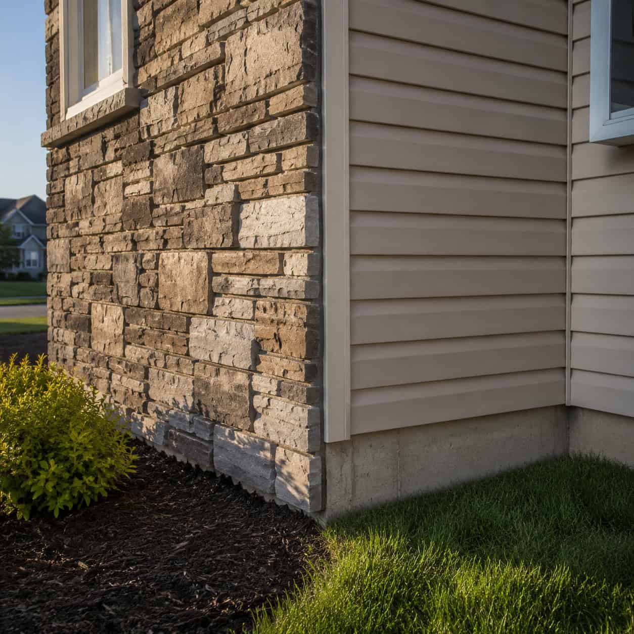 Stone Veneer That Stops at the Corner