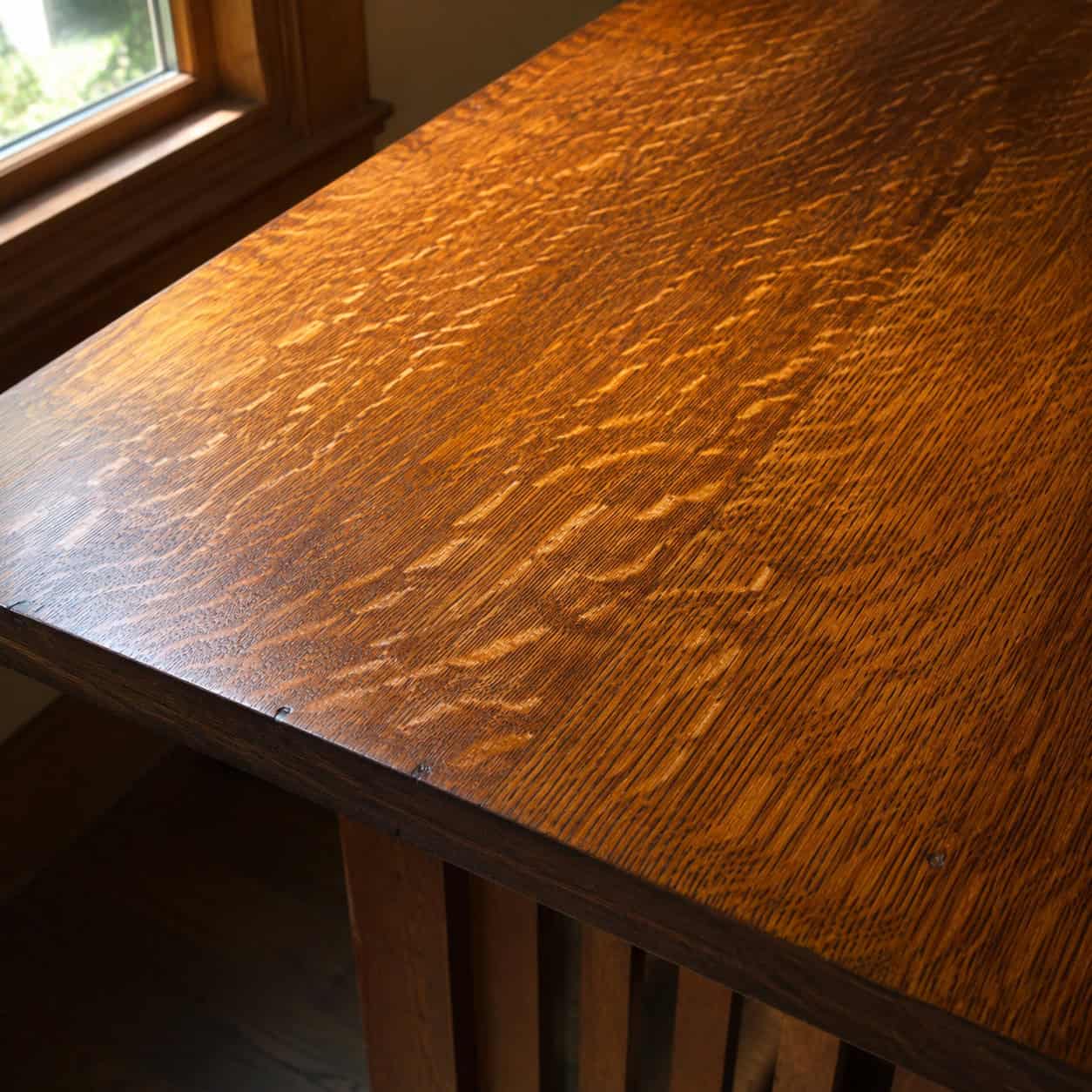Quartersawn White Oak With Visible Ray Flake