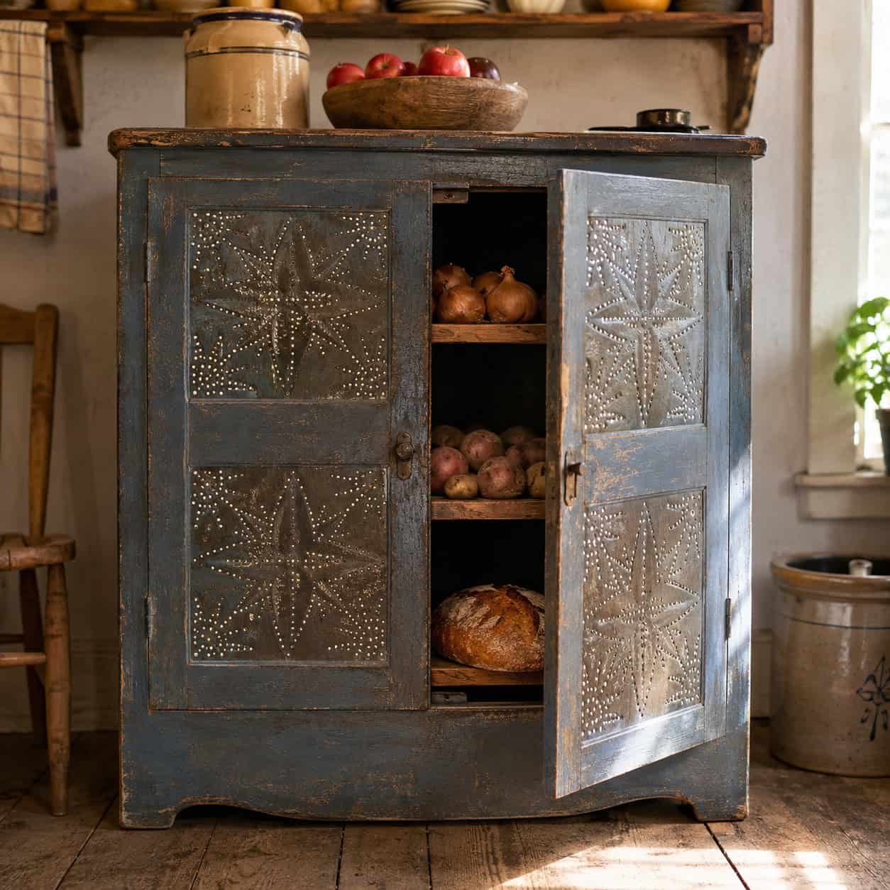 The Punched-Tin Pie Safe