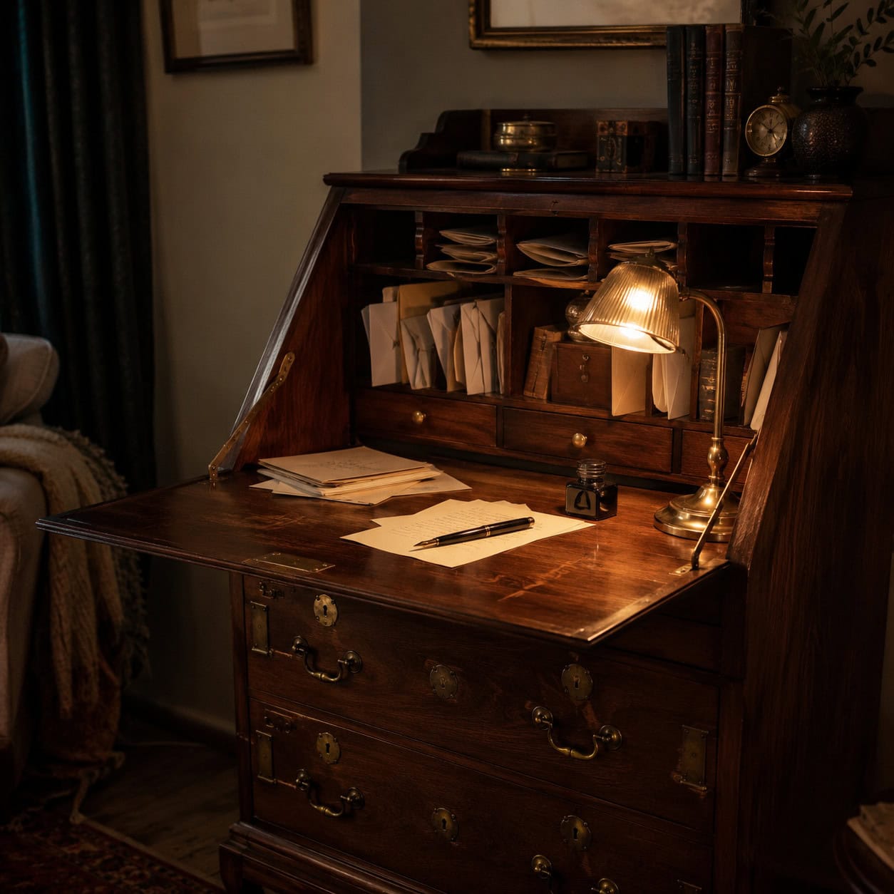 The Drop-Front Secretary Desk