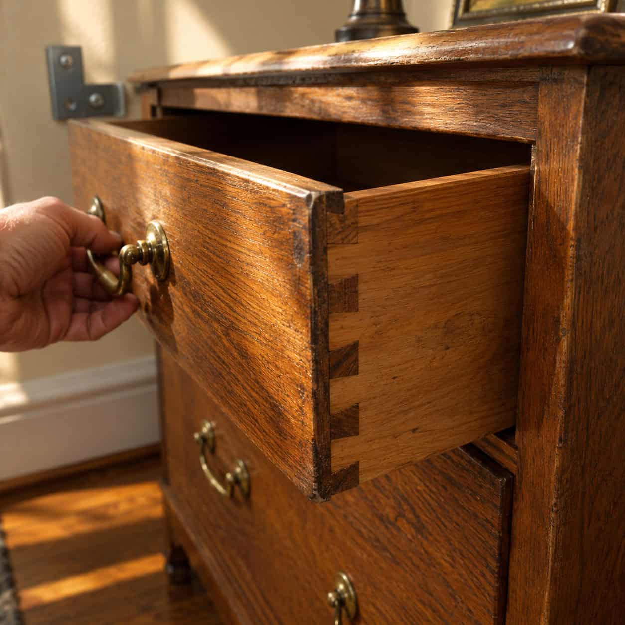 Solid-Wood Chest of Drawers