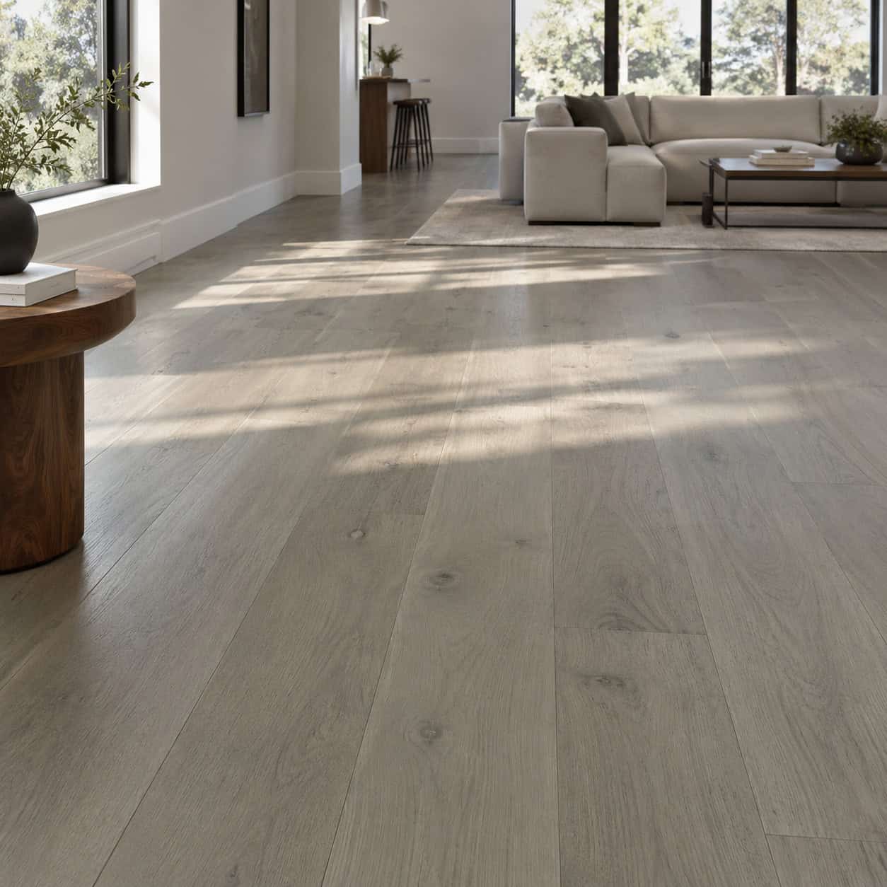 Cool-Gray and 'Greige' Washed Wood