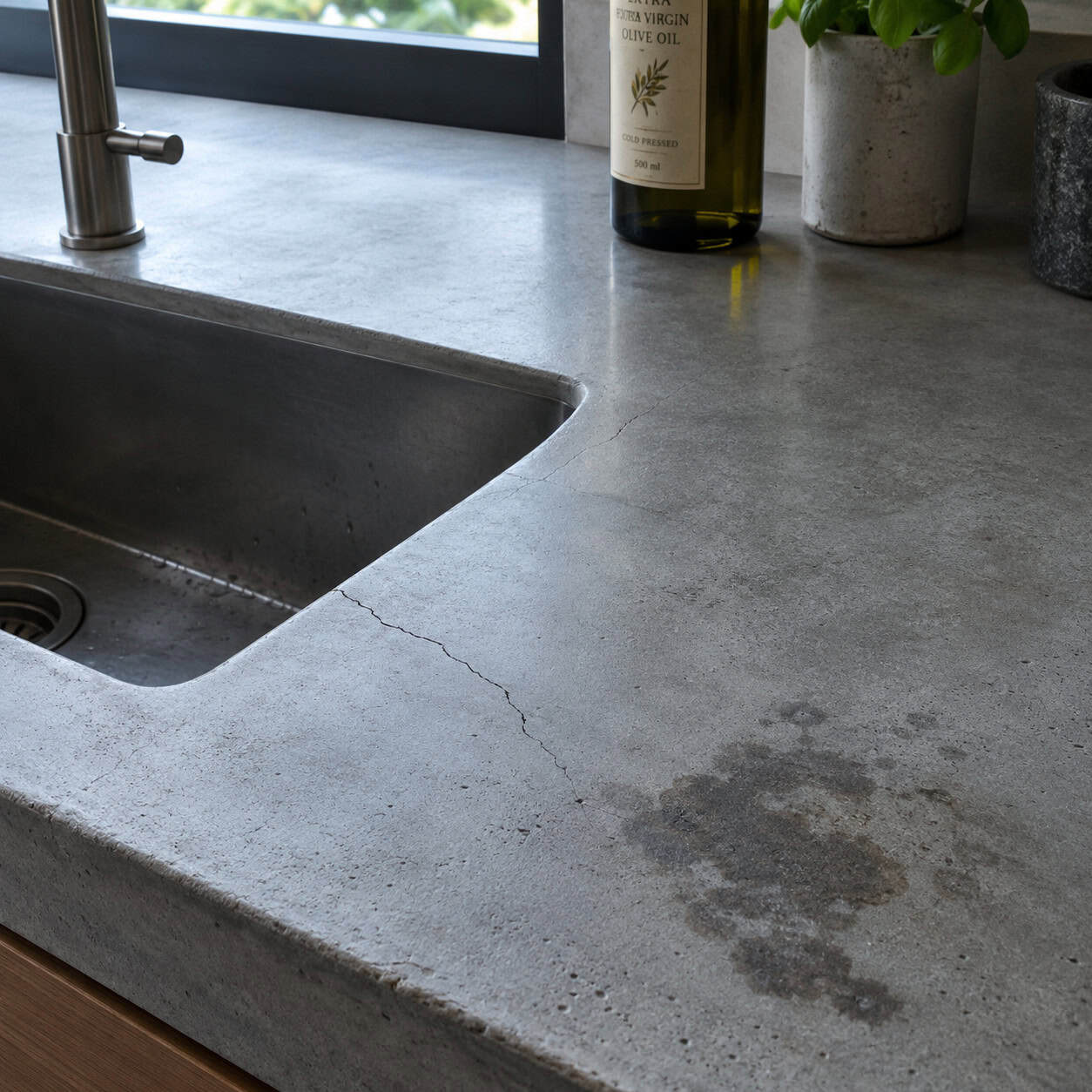Poured-in-Place Concrete Counters