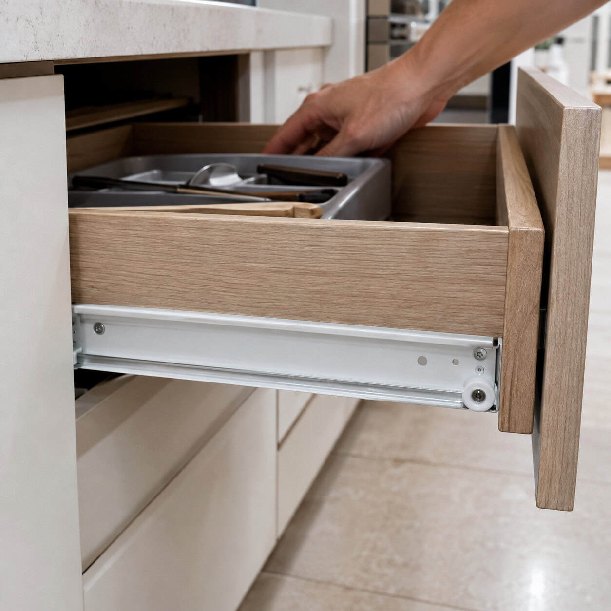 Epoxy Side-Mount Slides That Only Open Three-Quarters