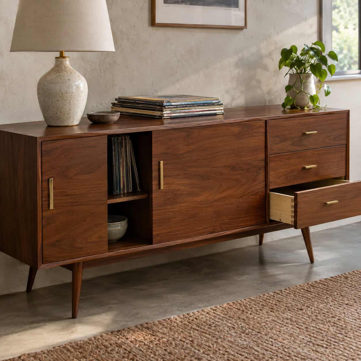 Mid-Century Credenza or Sideboard