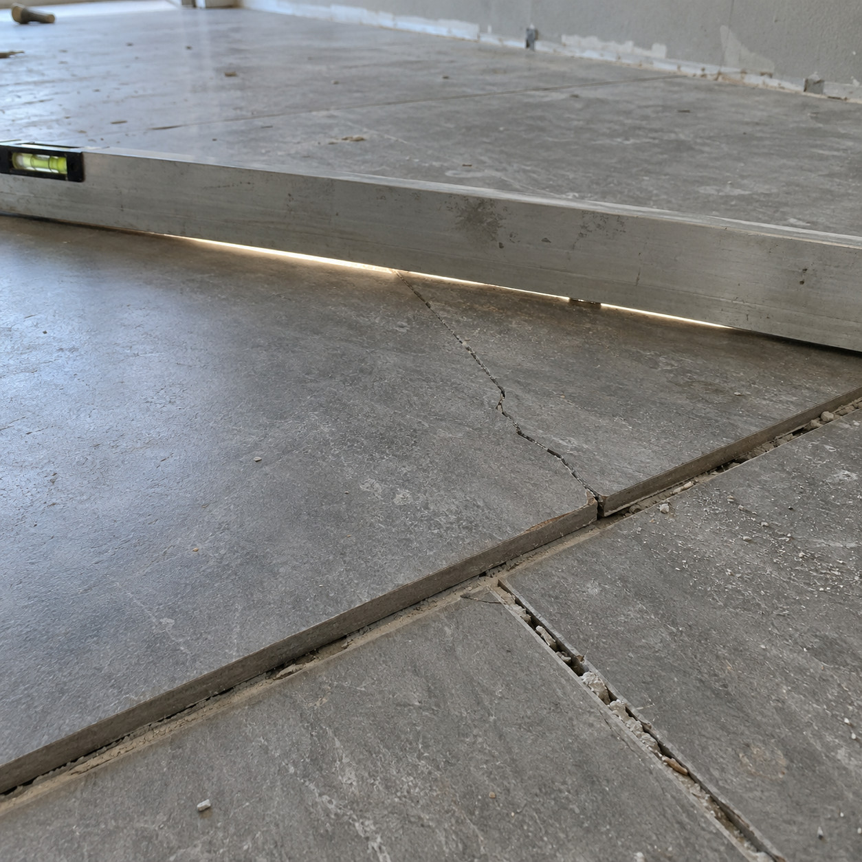 Large-Format Tile Over a Springy Wood Subfloor