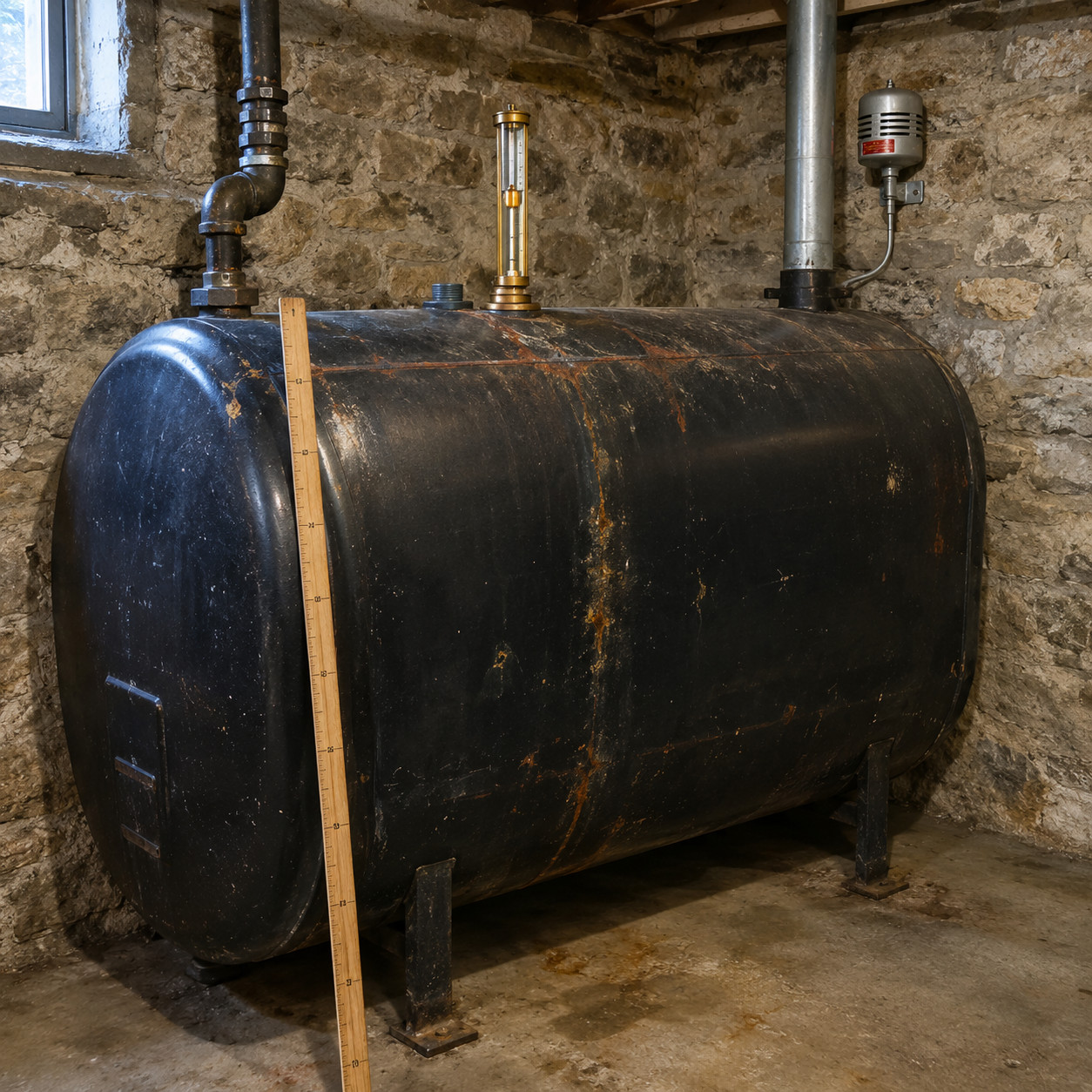 A Full Fuel Tank — Oil, Propane, or the Coal-Bin Equivalent
